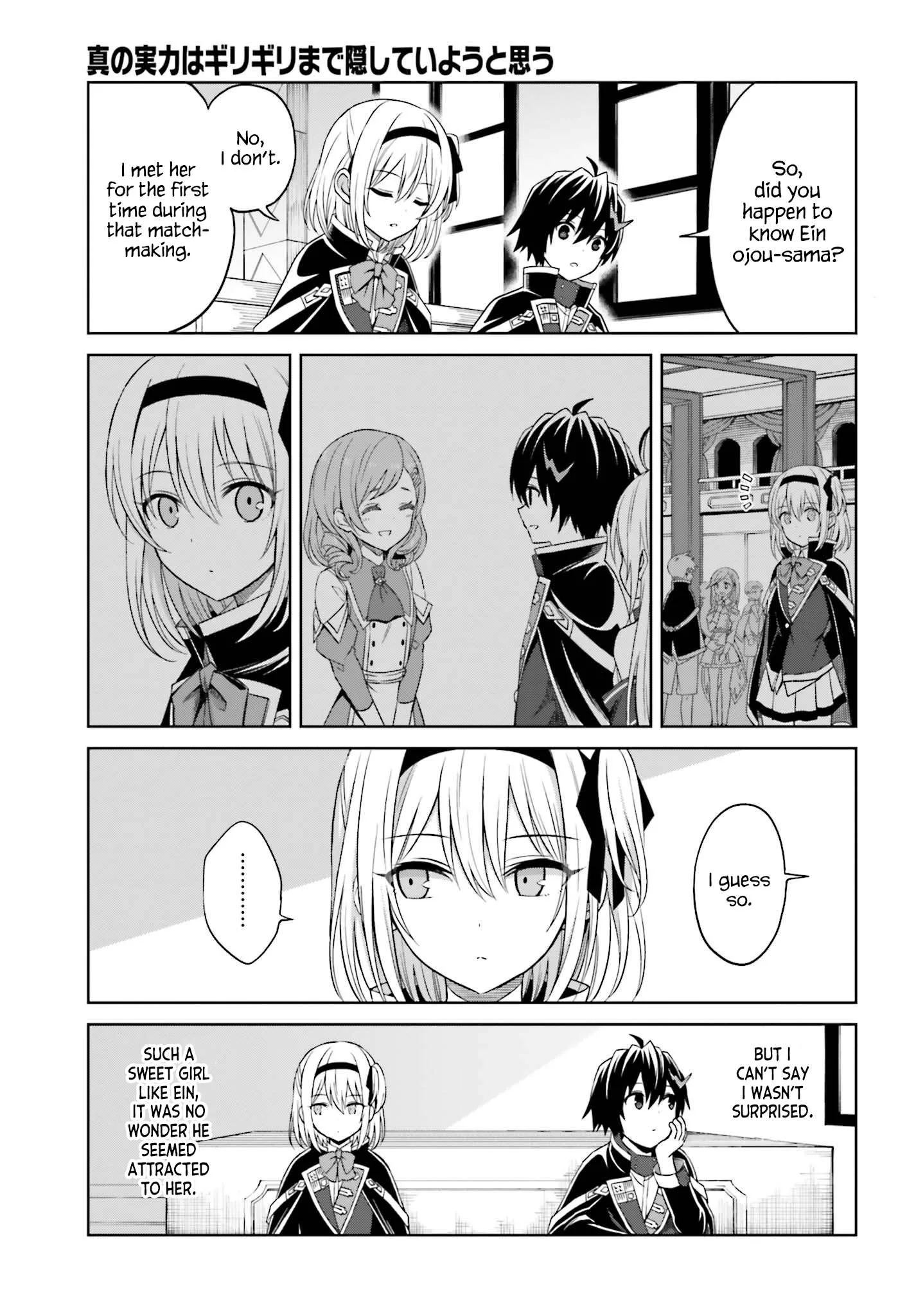 Shin No Jitsuryoku Wa Girigiri Made Kakushite Iyou To Omou Chapter 9 page 7