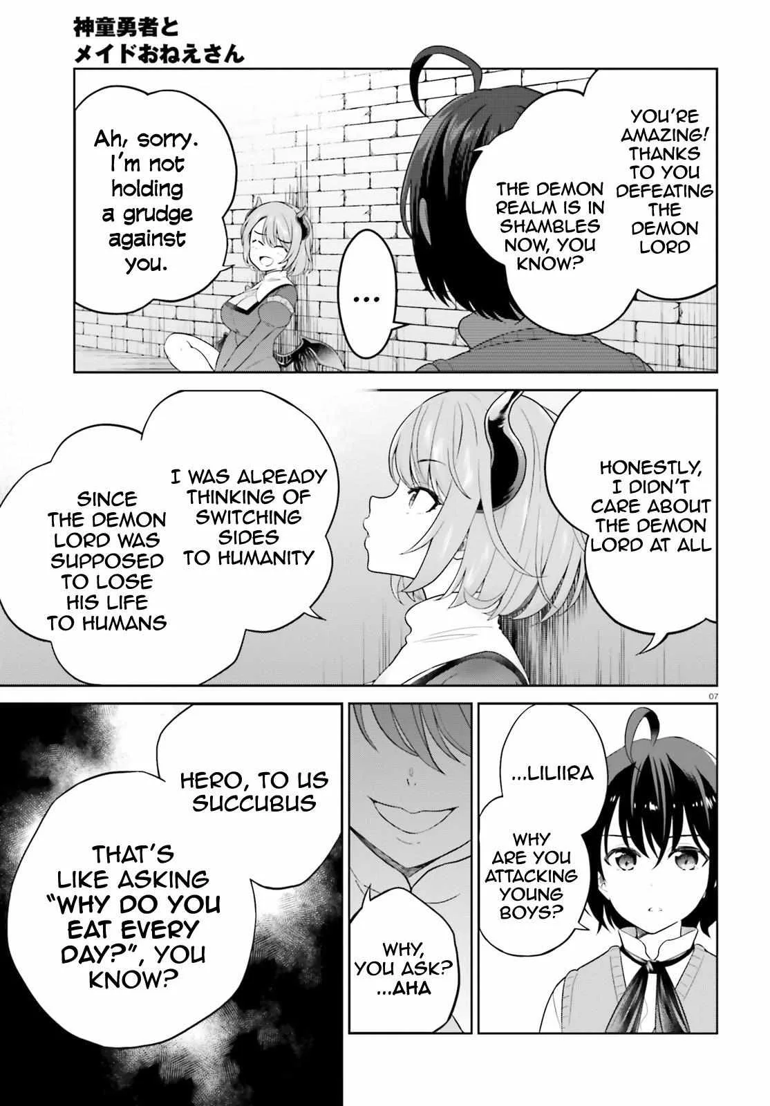 Shindou Yuusha To Maid Onee-San Chapter 18 page 7