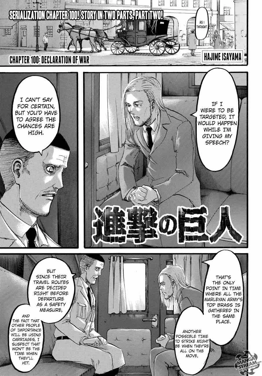 Shingeki no Kyojin Chapter 100 page 2