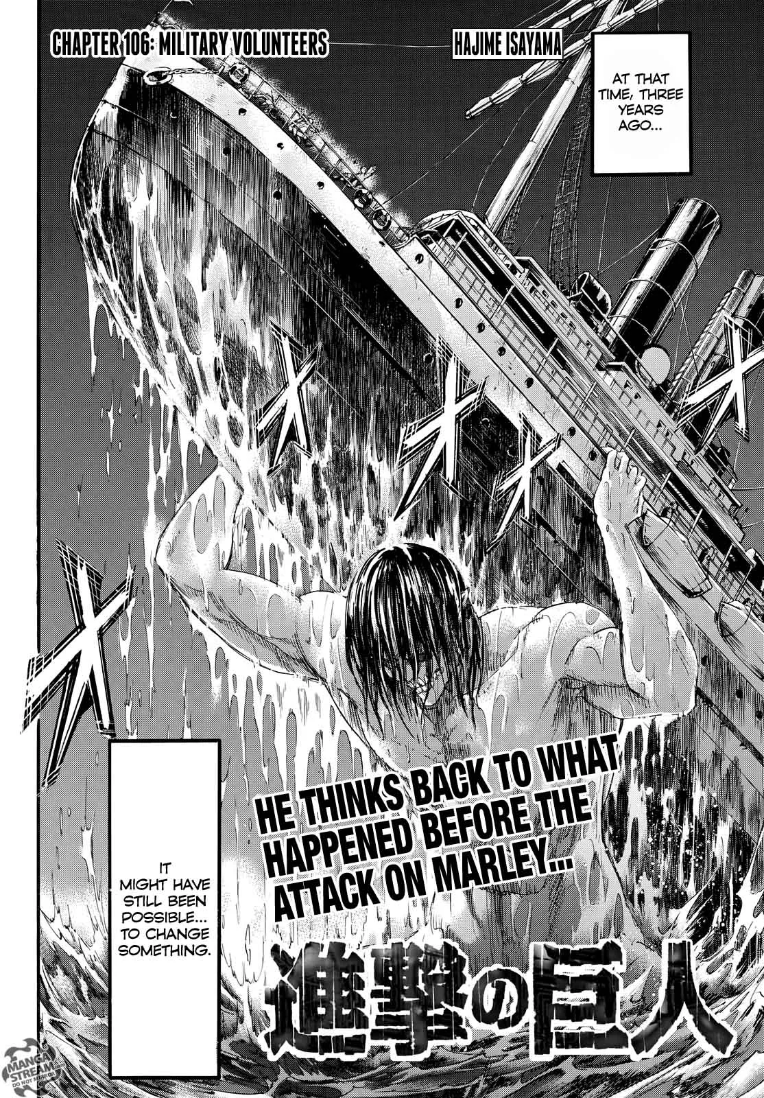 Shingeki no Kyojin Chapter 106 page 2