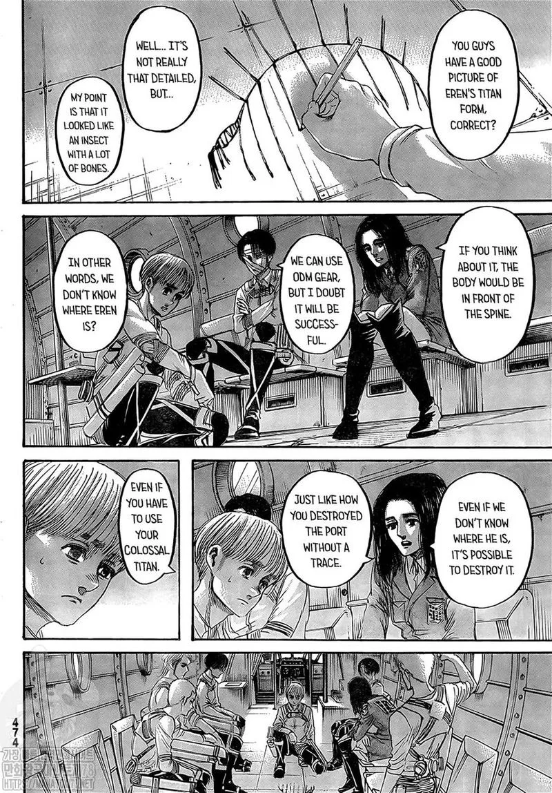Shingeki no Kyojin Chapter 133 page 4