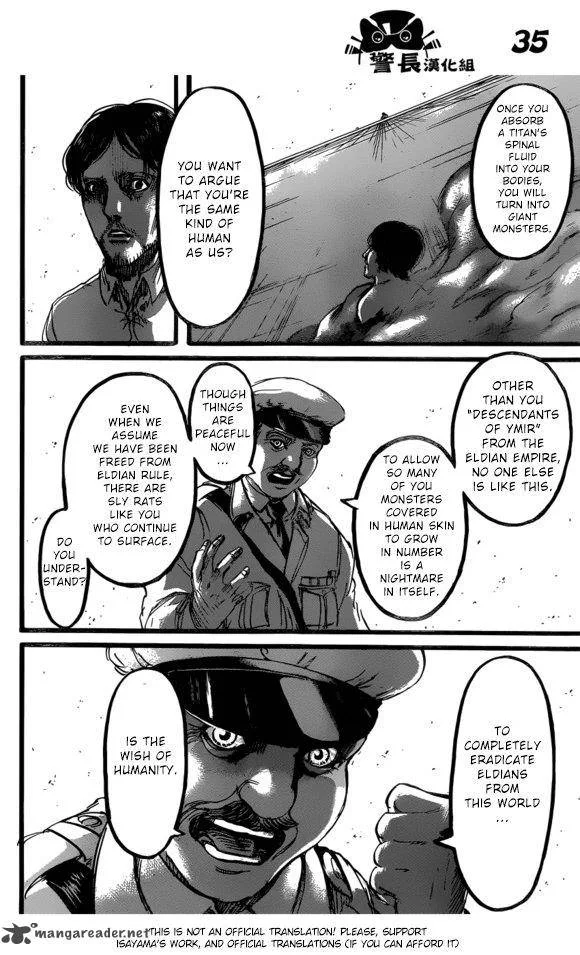 Shingeki no Kyojin Chapter 87 page 36