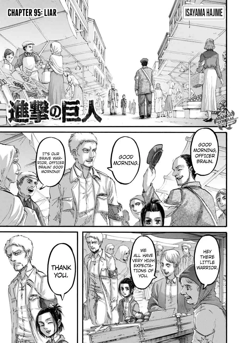 Shingeki no Kyojin Chapter 95 page 1