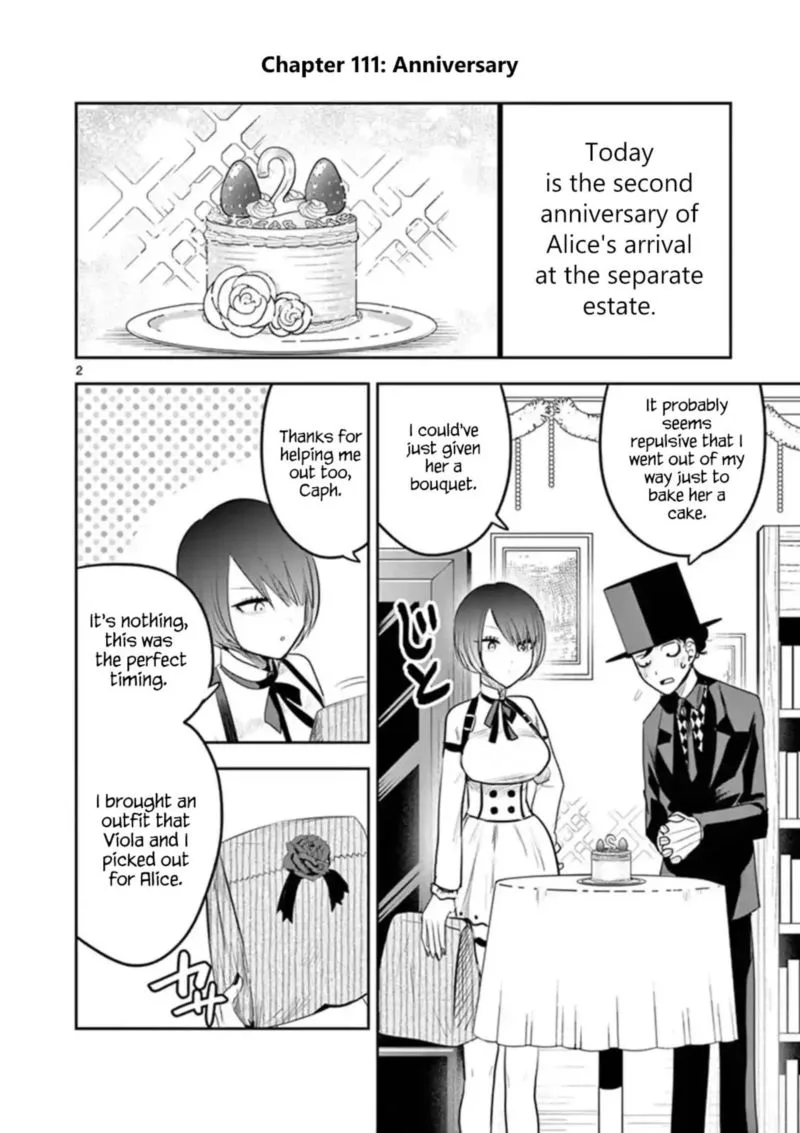 Shinigami Bocchan to Kuro Maid Chapter 111 page 2
