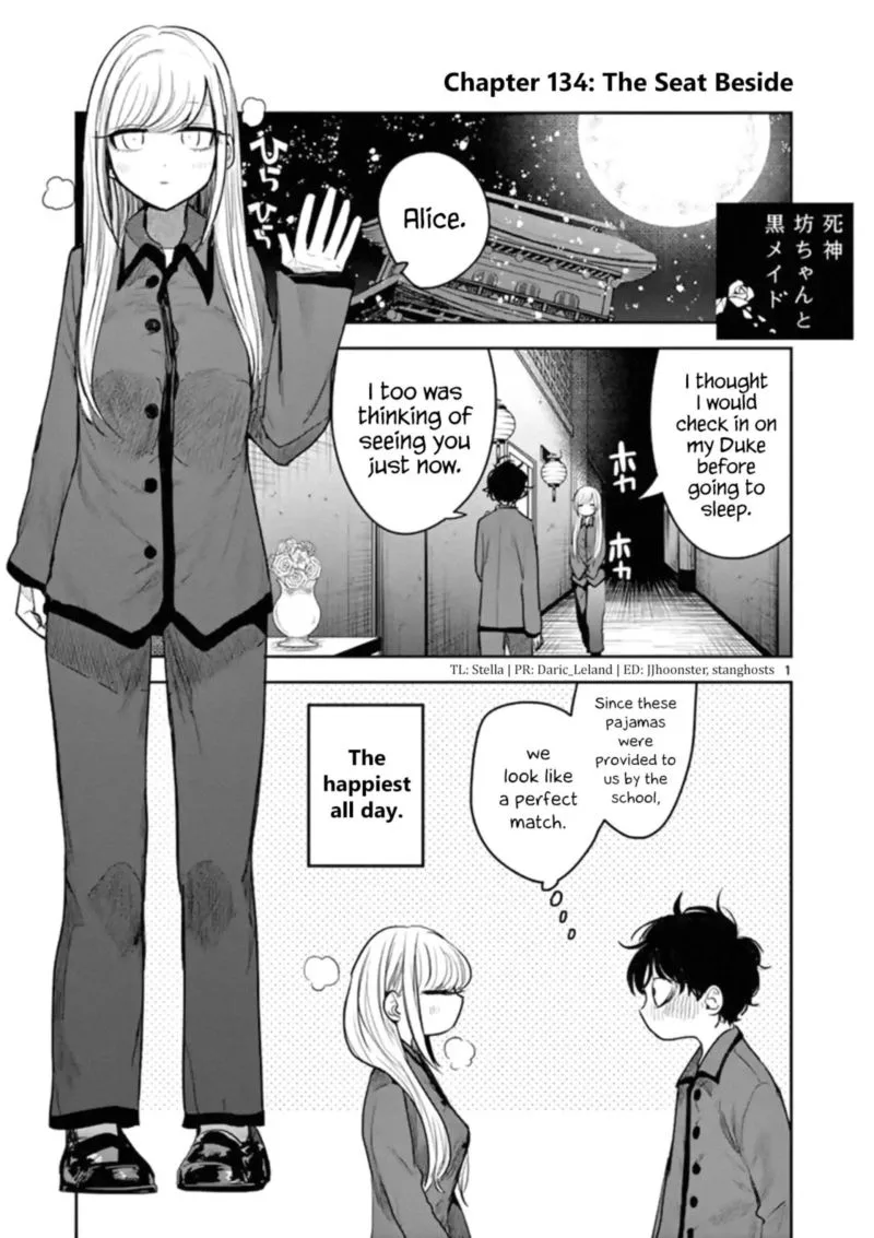 Shinigami Bocchan to Kuro Maid Chapter 134 page 1