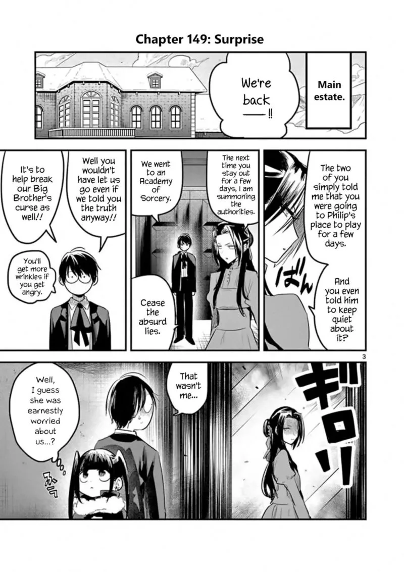 Shinigami Bocchan to Kuro Maid Chapter 149 page 3