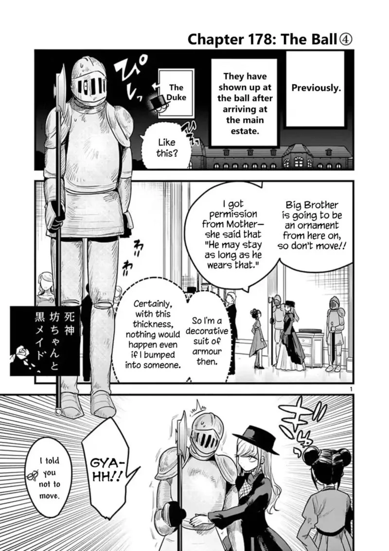 Shinigami Bocchan to Kuro Maid Chapter 178 page 1