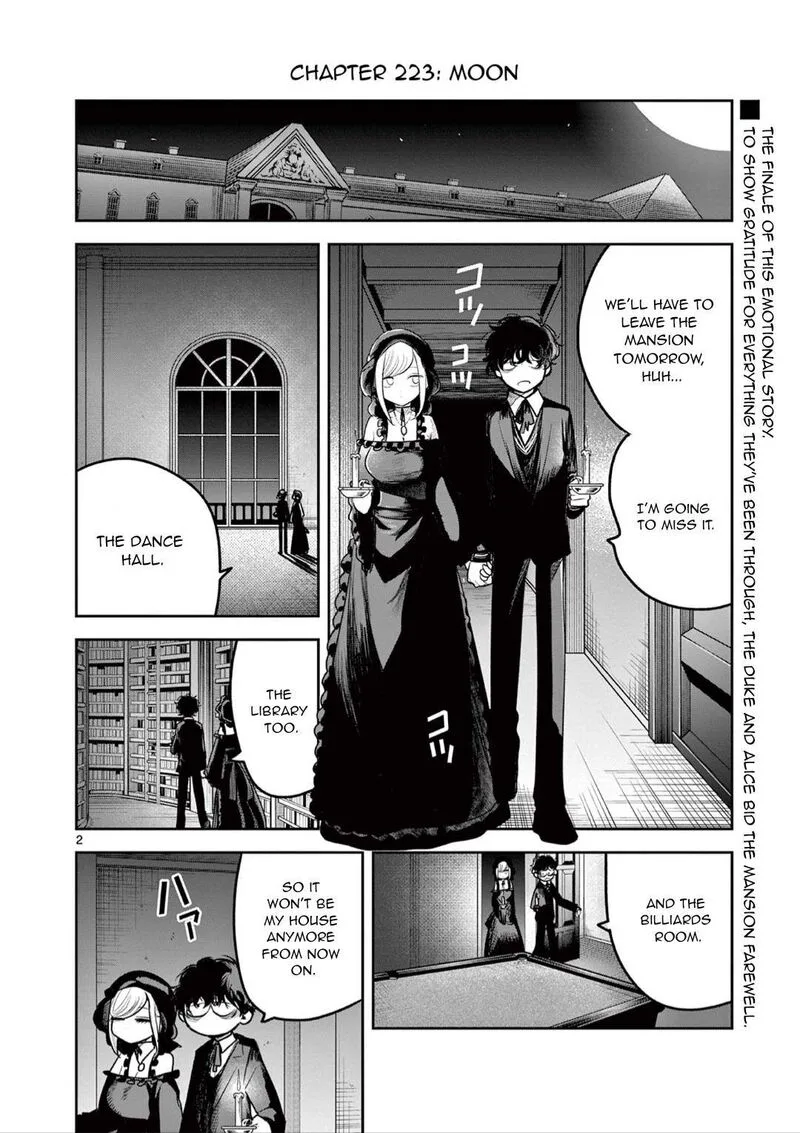 Shinigami Bocchan to Kuro Maid Chapter 223 page 2