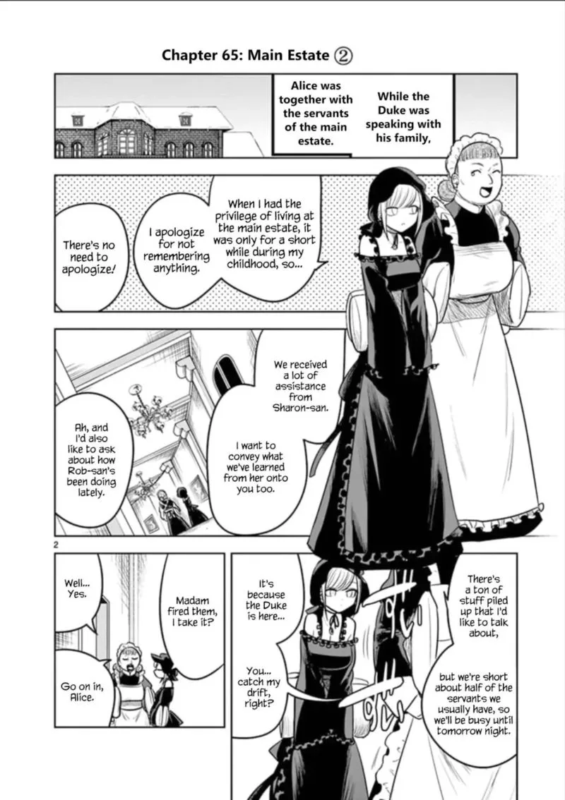 Shinigami Bocchan to Kuro Maid Chapter 65 page 2