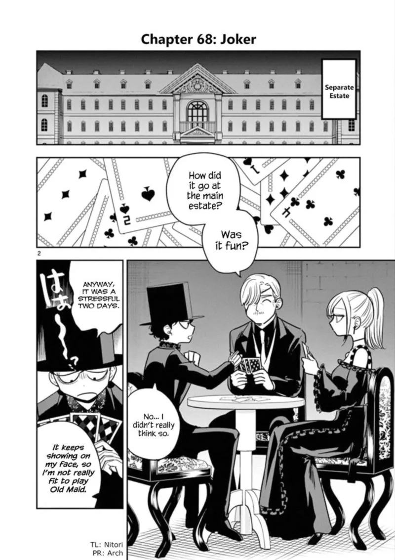 Shinigami Bocchan to Kuro Maid Chapter 68 page 2