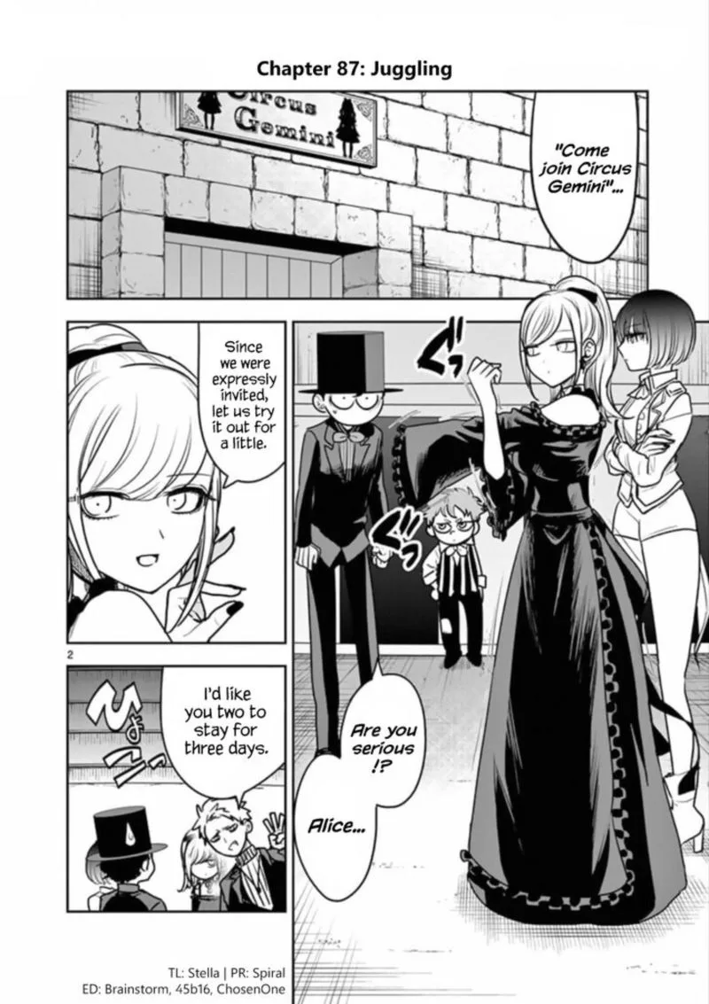 Shinigami Bocchan to Kuro Maid Chapter 87 page 2