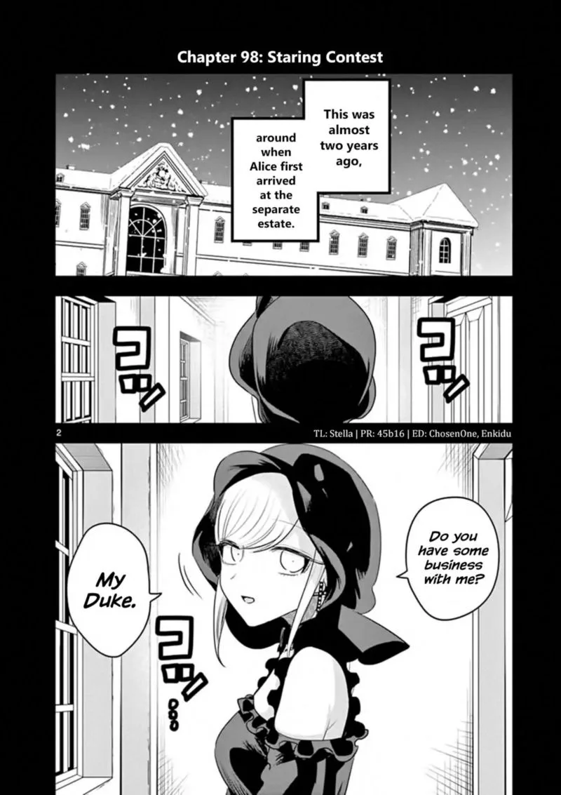 Shinigami Bocchan to Kuro Maid Chapter 98 page 2