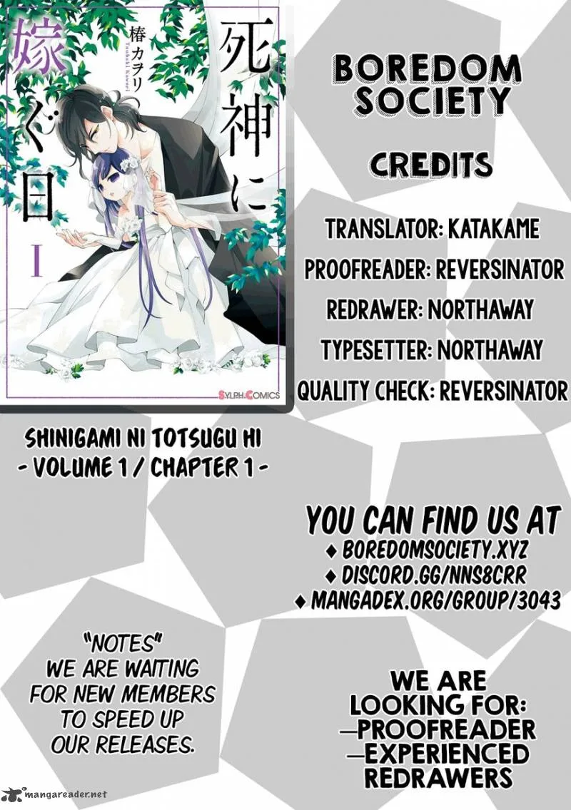 Shinigami ni Totsugu Hi Chapter 1 page 63