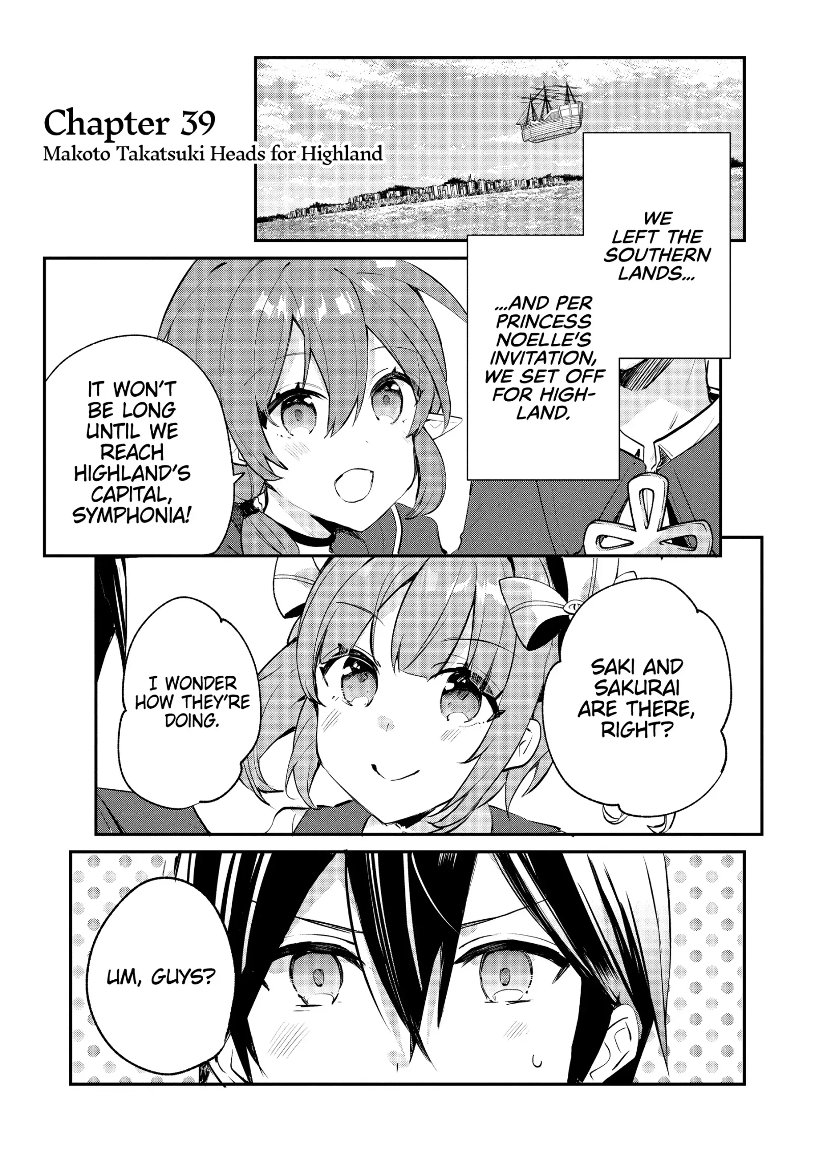 Shinja Zero no Megami-sama to Hajimeru Isekai Kouryaku Chapter 39 page 1
