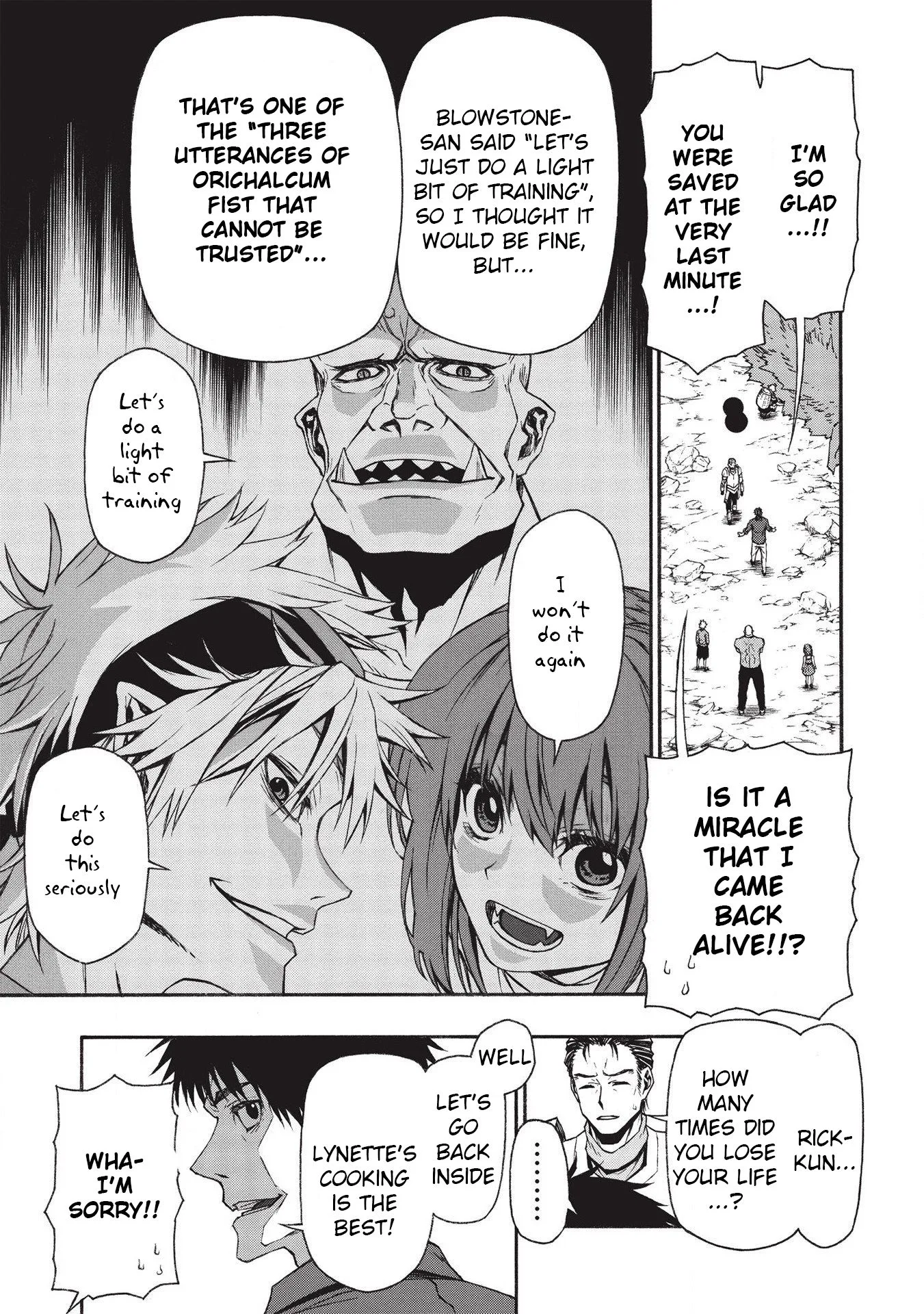 Shinmai Ossan Bouken-sha, Saikyou paati ni shinu hodo kitae rarete Muteki ni naru Chapter 13 page 22