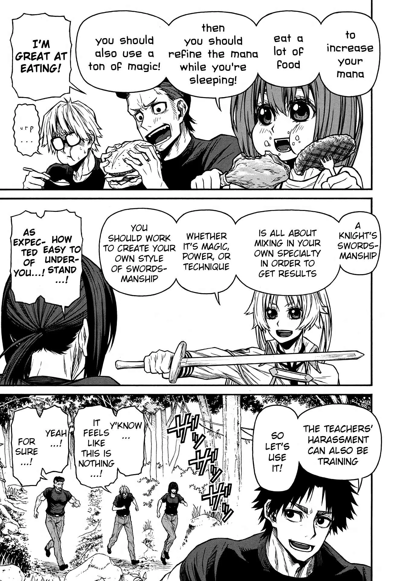 Shinmai Ossan Bouken-sha, Saikyou paati ni shinu hodo kitae rarete Muteki ni naru Chapter 44 page 23