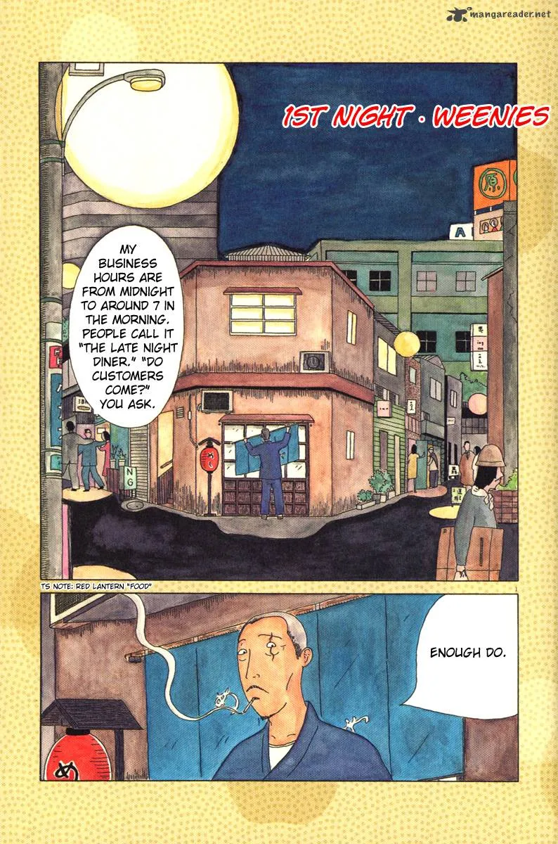Shinya Shokudou Chapter 1 page 8