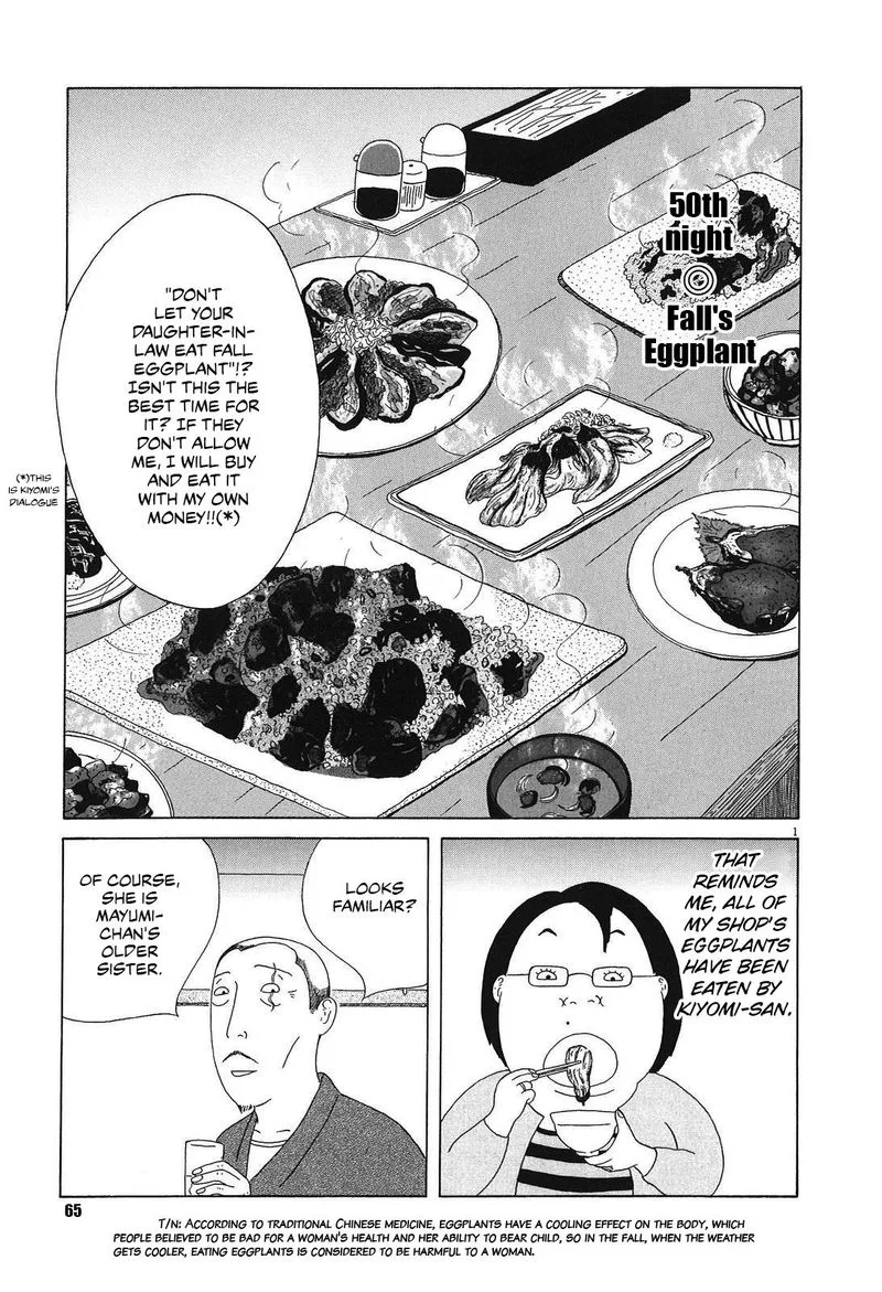 Shinya Shokudou Chapter 50 page 1