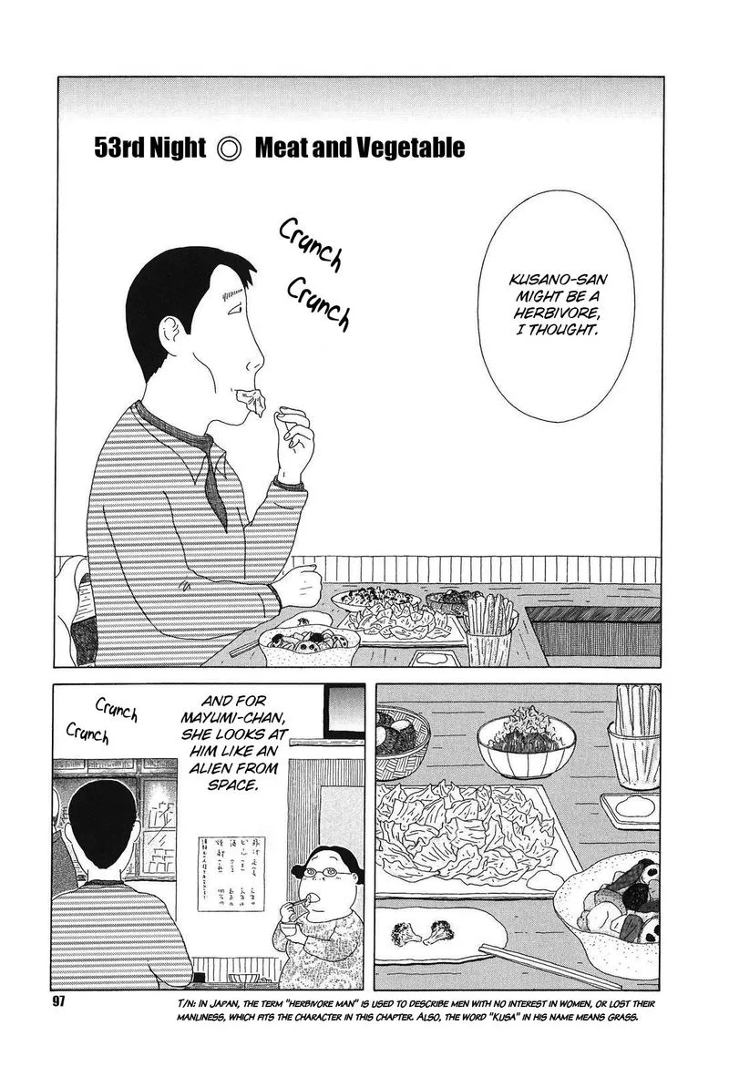Shinya Shokudou Chapter 53 page 1