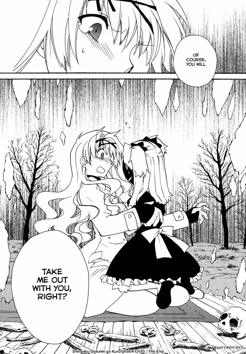 Shinyaku Ookami ga Kuru Chapter 20 page 22