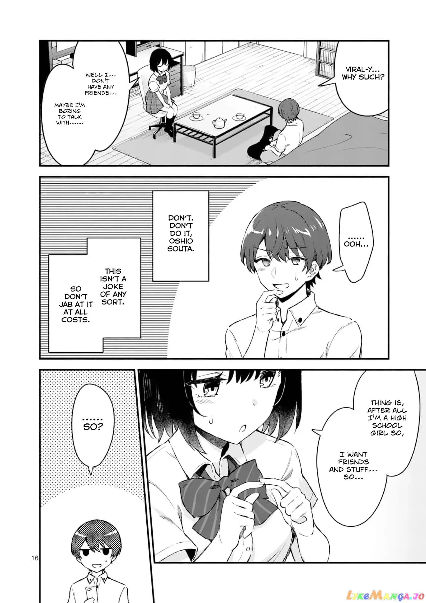 Shiotaiou no Sato-san ga Ore ni dake Amai Chapter 1 page 15