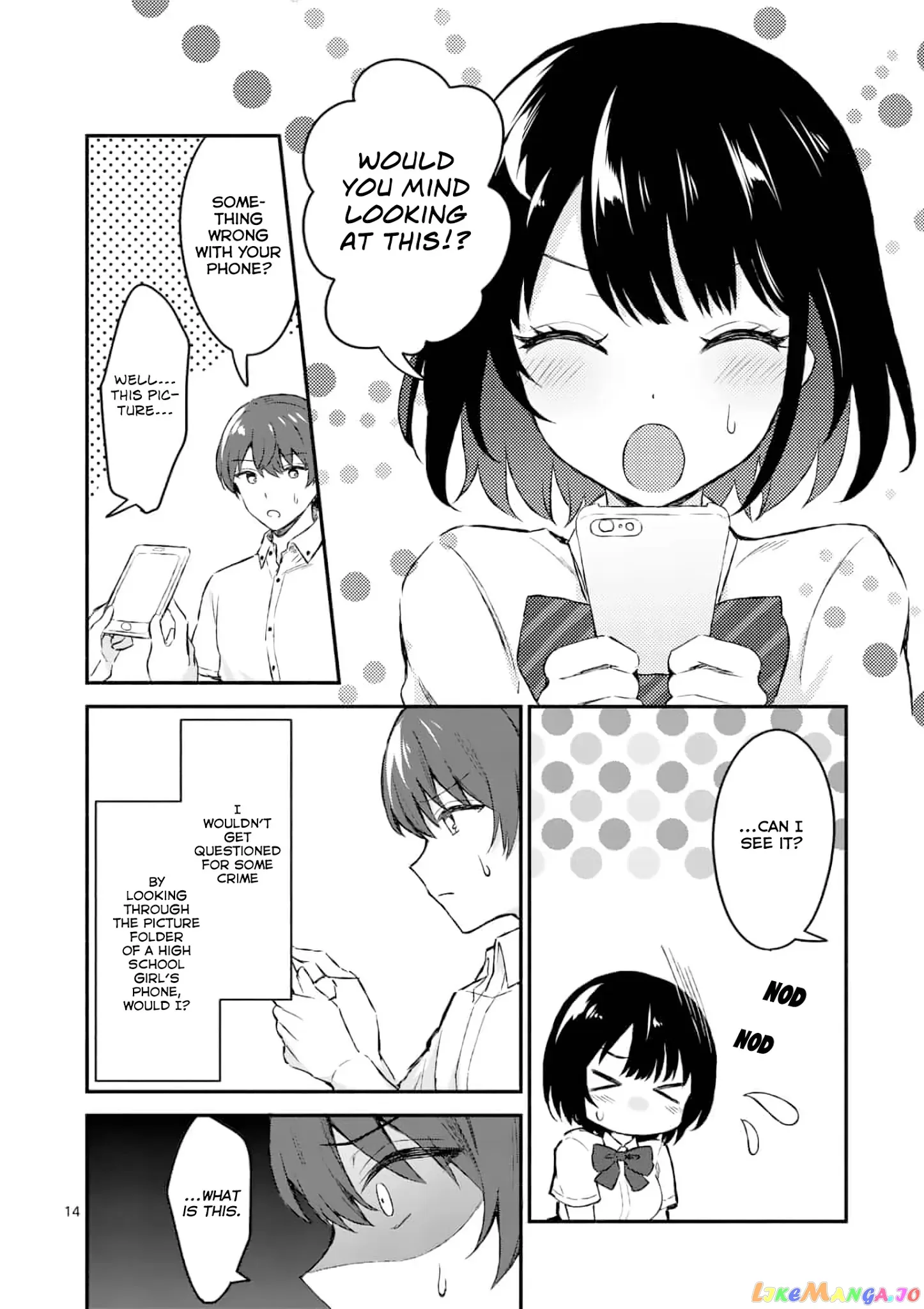 Shiotaiou no Sato-san ga Ore ni dake Amai Chapter 1 page 13