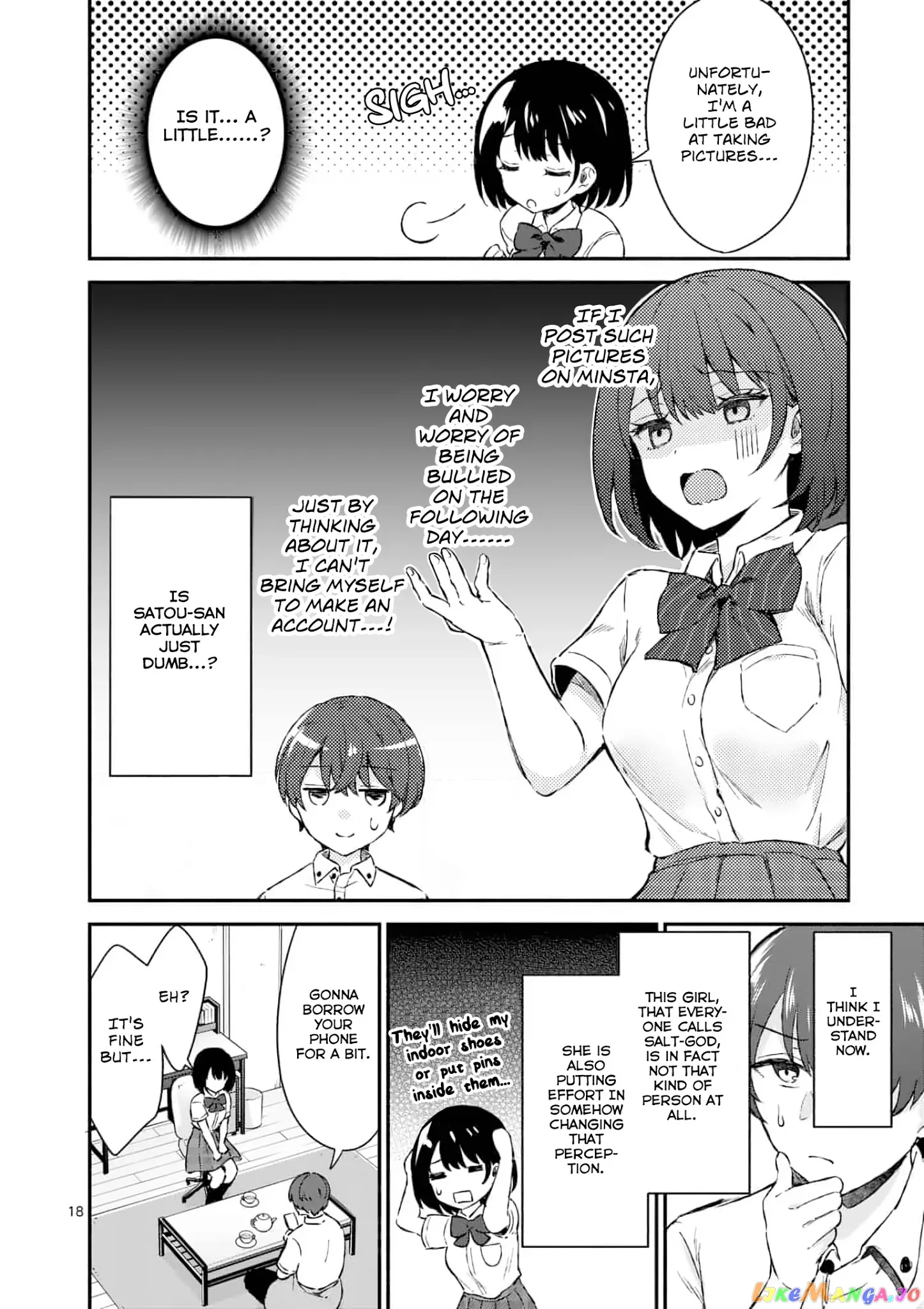 Shiotaiou no Sato-san ga Ore ni dake Amai Chapter 1 page 17