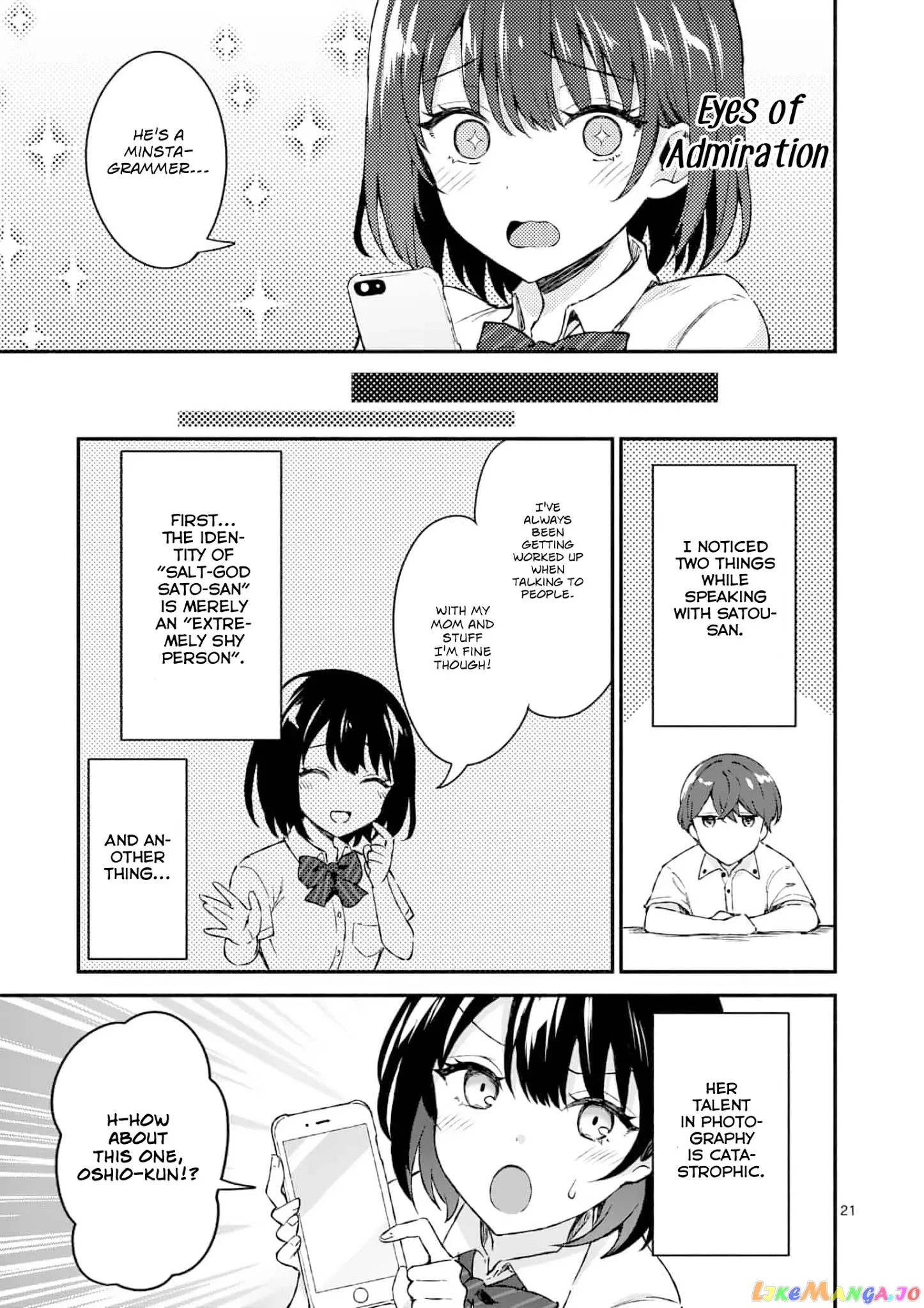 Shiotaiou no Sato-san ga Ore ni dake Amai Chapter 1 page 20