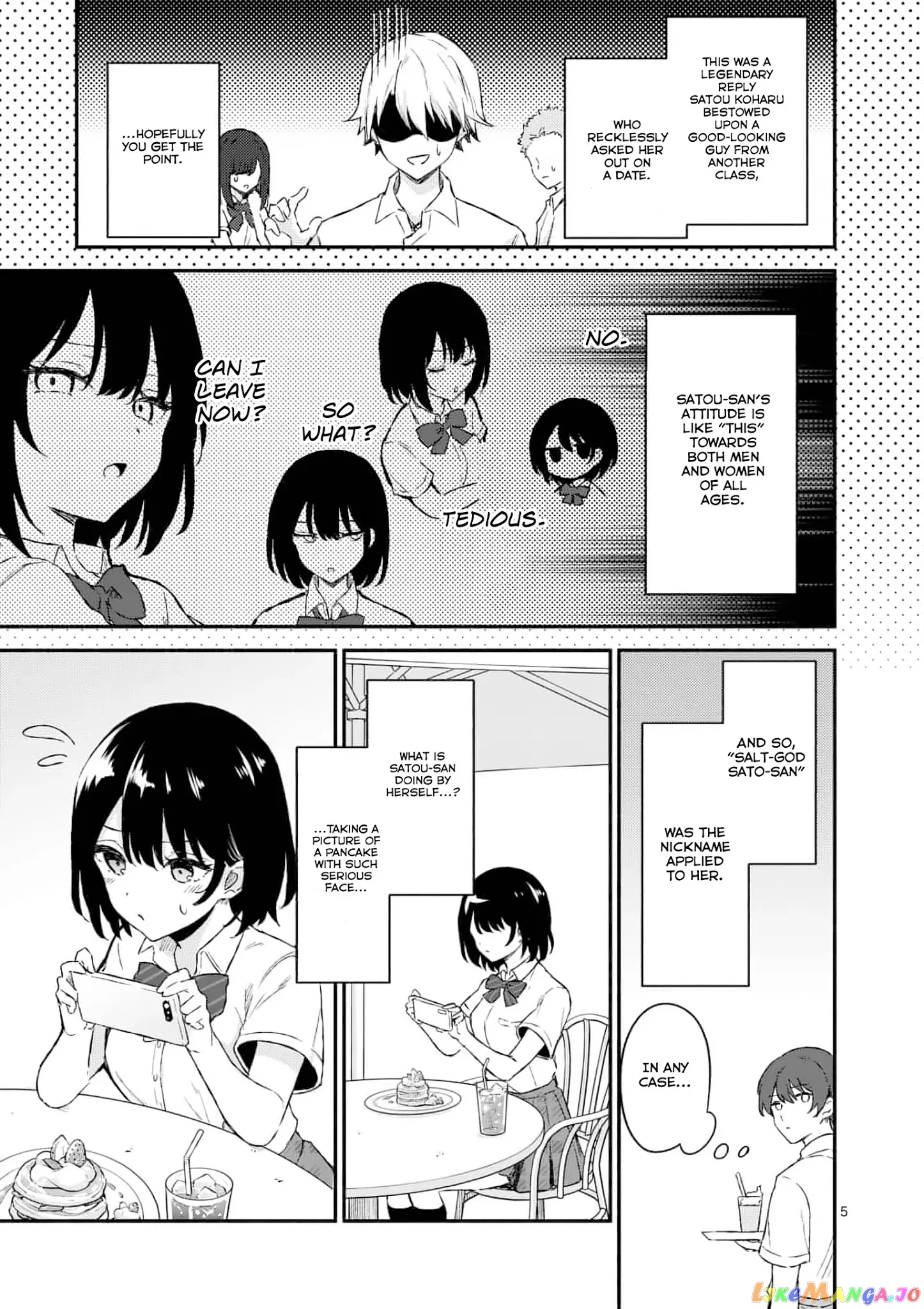 Shiotaiou no Sato-san ga Ore ni dake Amai Chapter 1 page 4