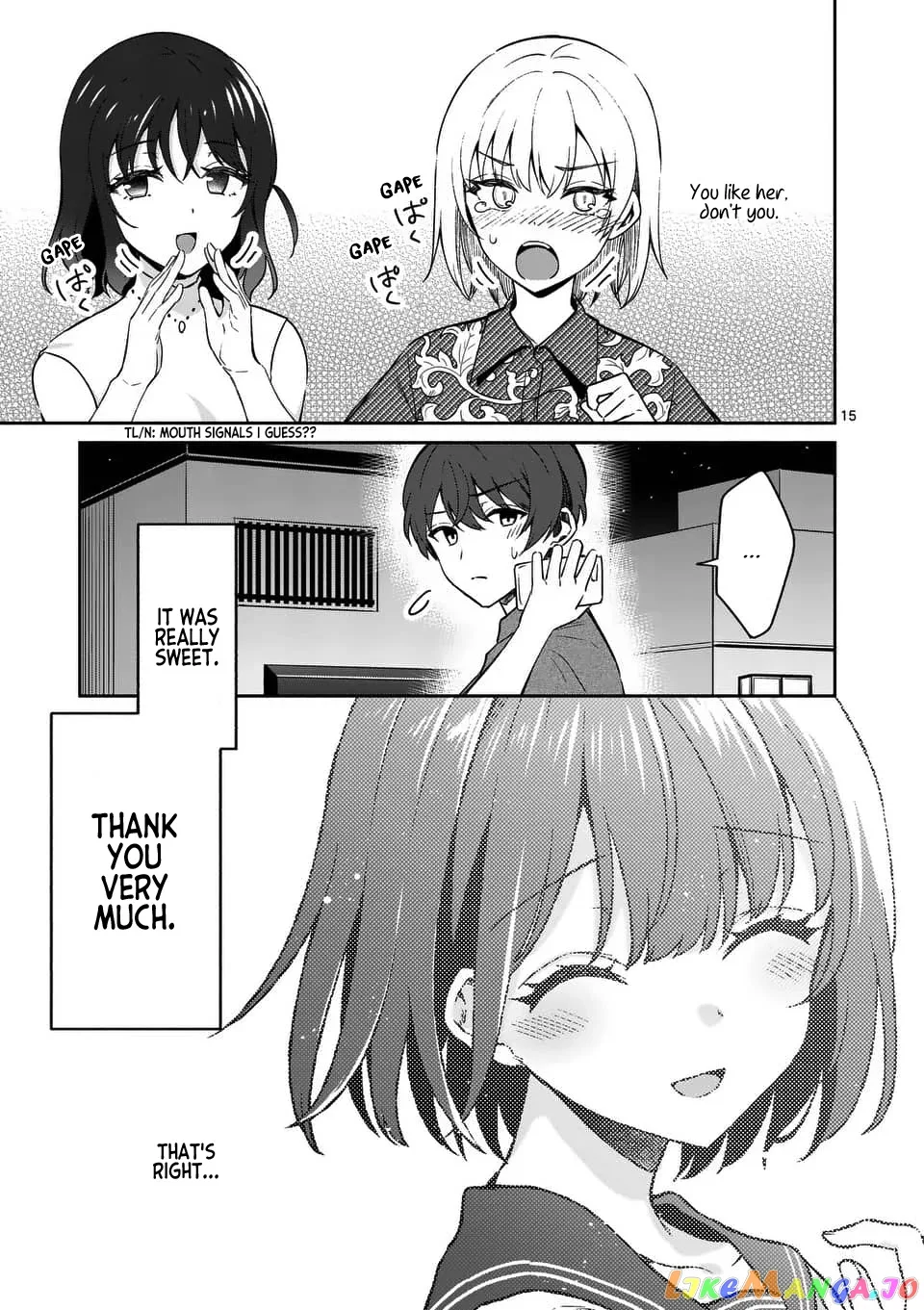 Shiotaiou no Sato-san ga Ore ni dake Amai Chapter 14 page 15