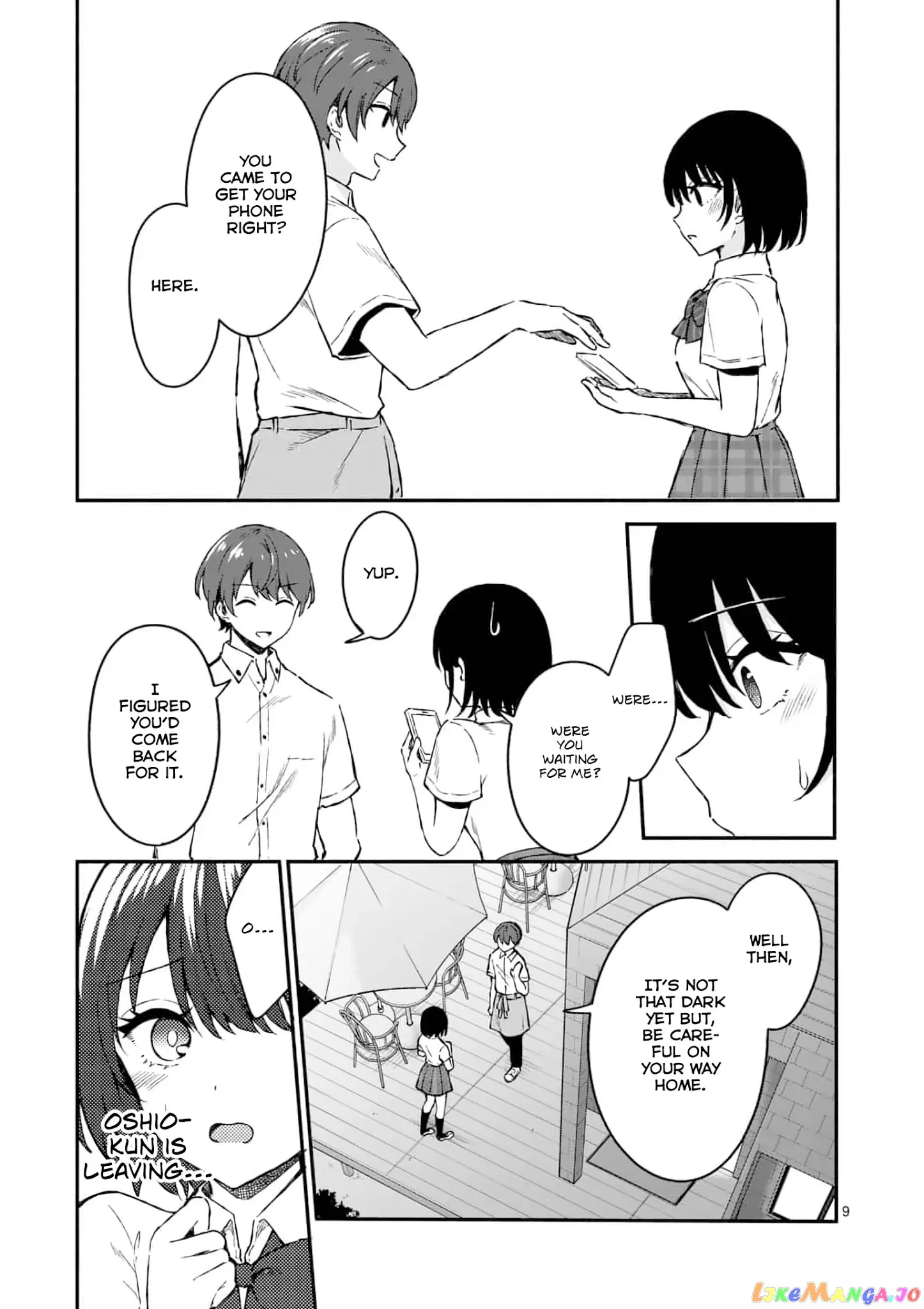 Shiotaiou no Sato-san ga Ore ni dake Amai Chapter 2 page 9