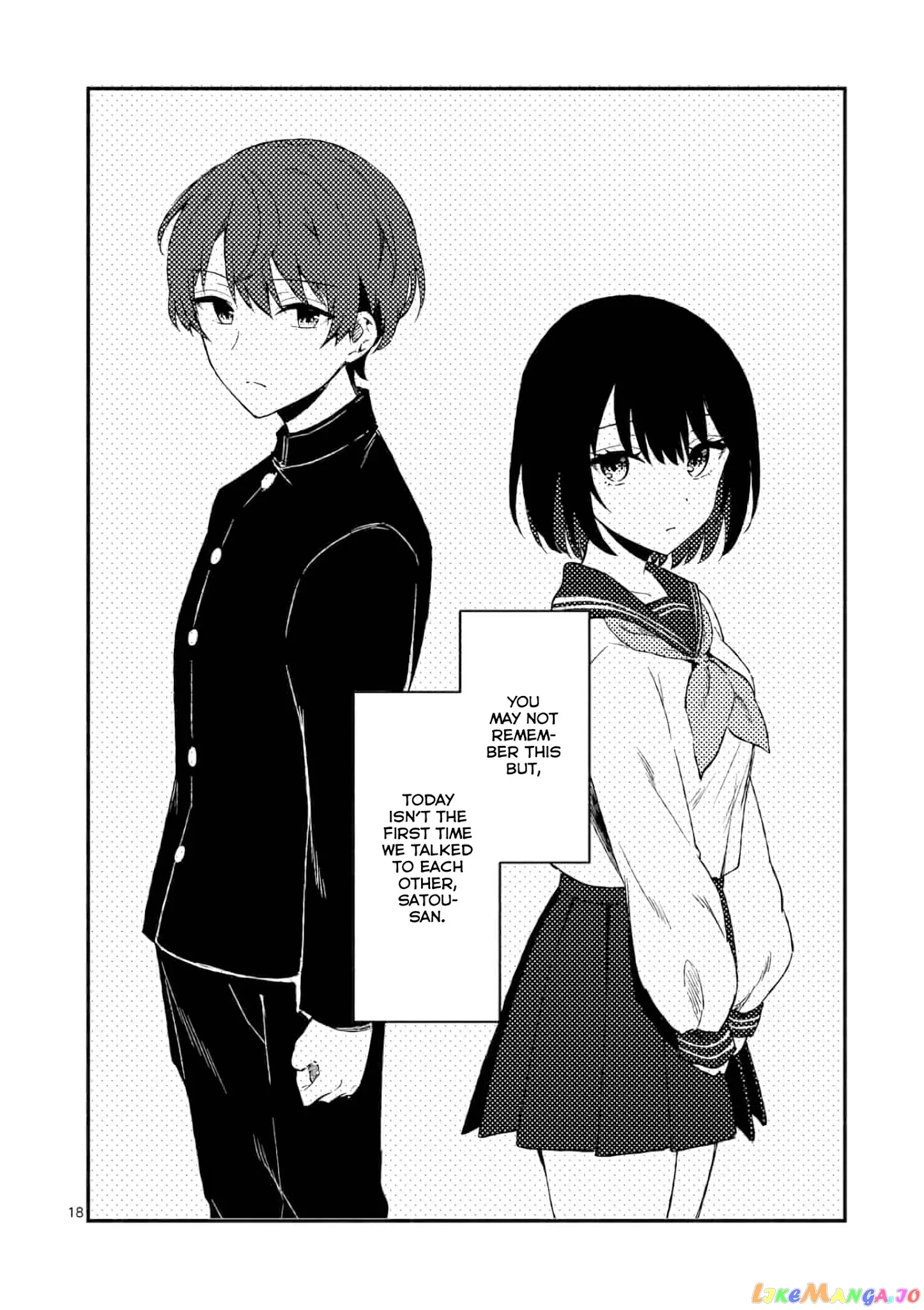 Shiotaiou no Sato-san ga Ore ni dake Amai Chapter 2 page 18