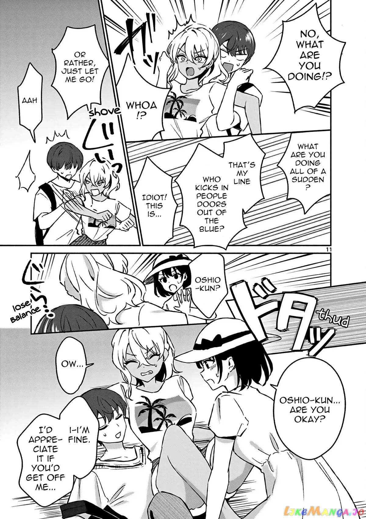 Shiotaiou no Sato-san ga Ore ni dake Amai Chapter 25 page 12