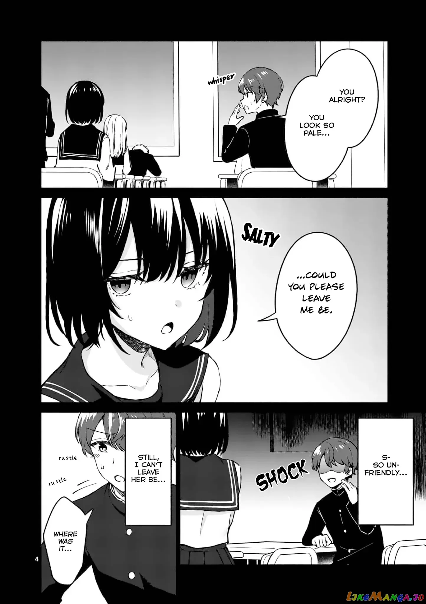 Shiotaiou no Sato-san ga Ore ni dake Amai Chapter 3 page 4