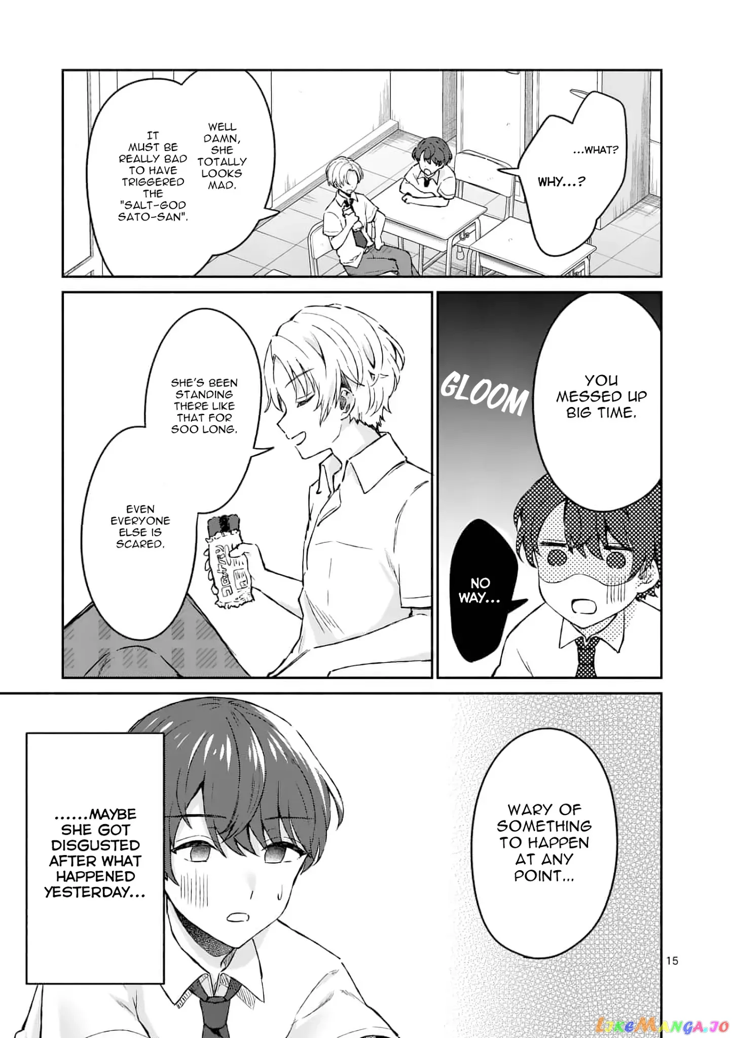 Shiotaiou no Sato-san ga Ore ni dake Amai Chapter 3 page 15