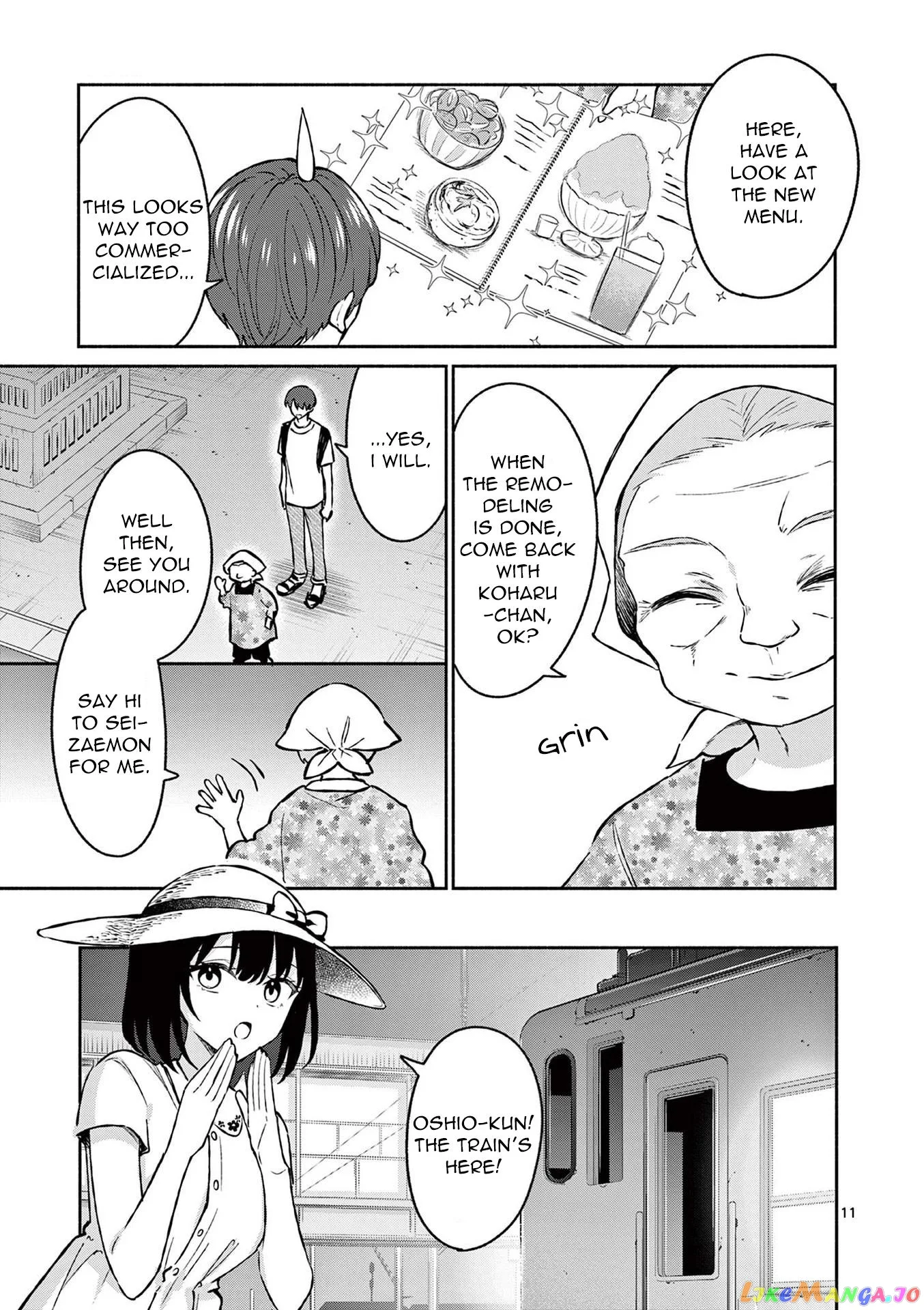 Shiotaiou no Sato-san ga Ore ni dake Amai Chapter 32 page 11