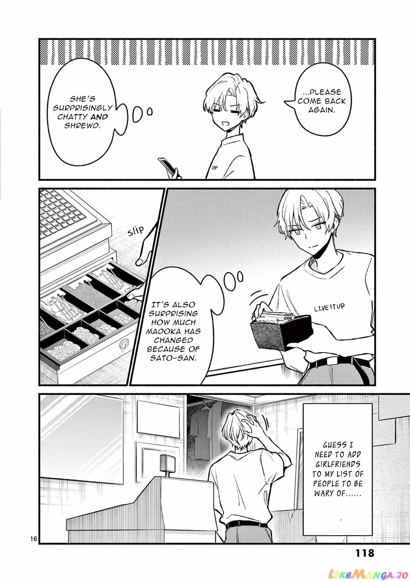 Shiotaiou no Sato-san ga Ore ni dake Amai Chapter 35 page 16