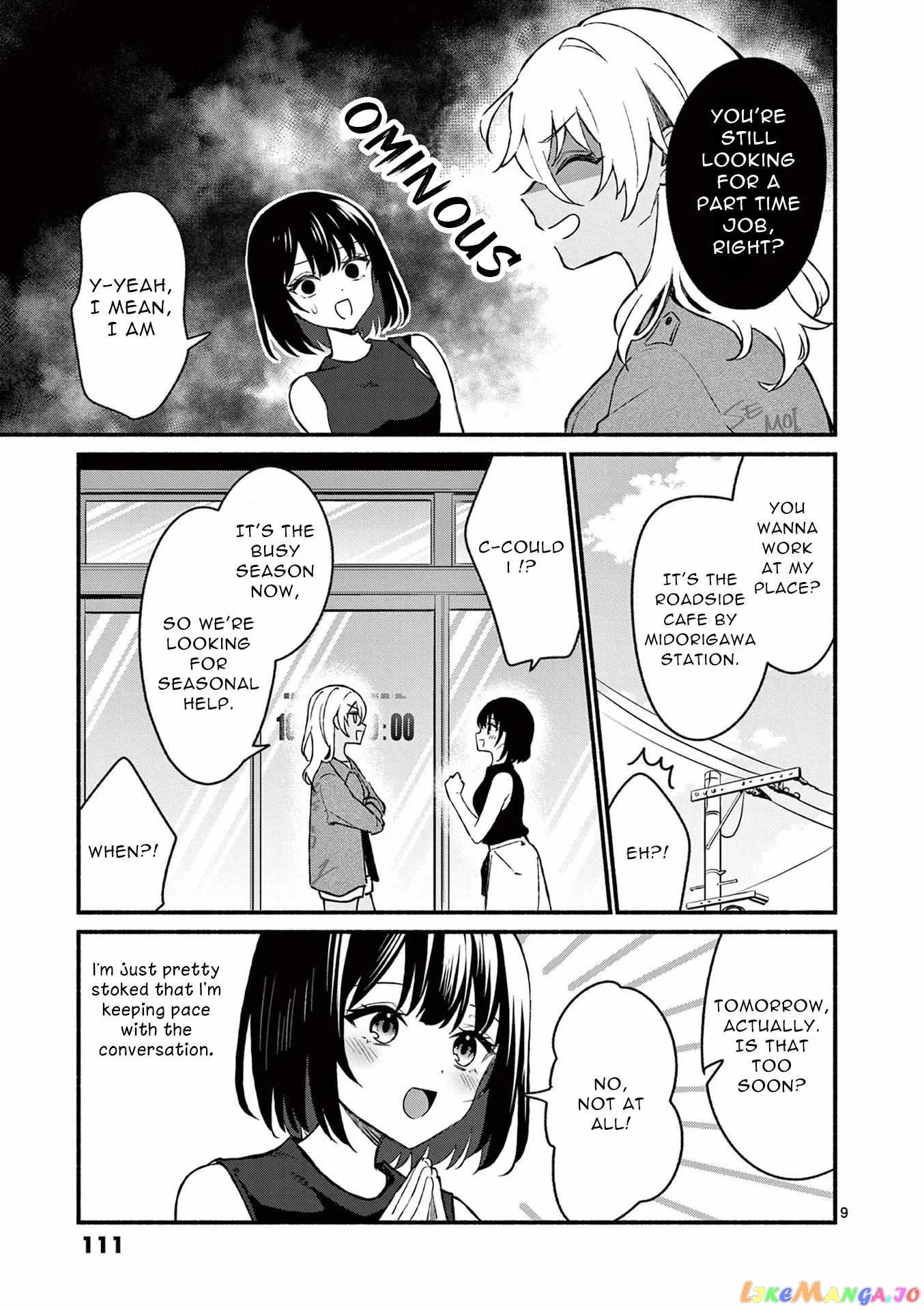 Shiotaiou no Sato-san ga Ore ni dake Amai Chapter 35 page 9