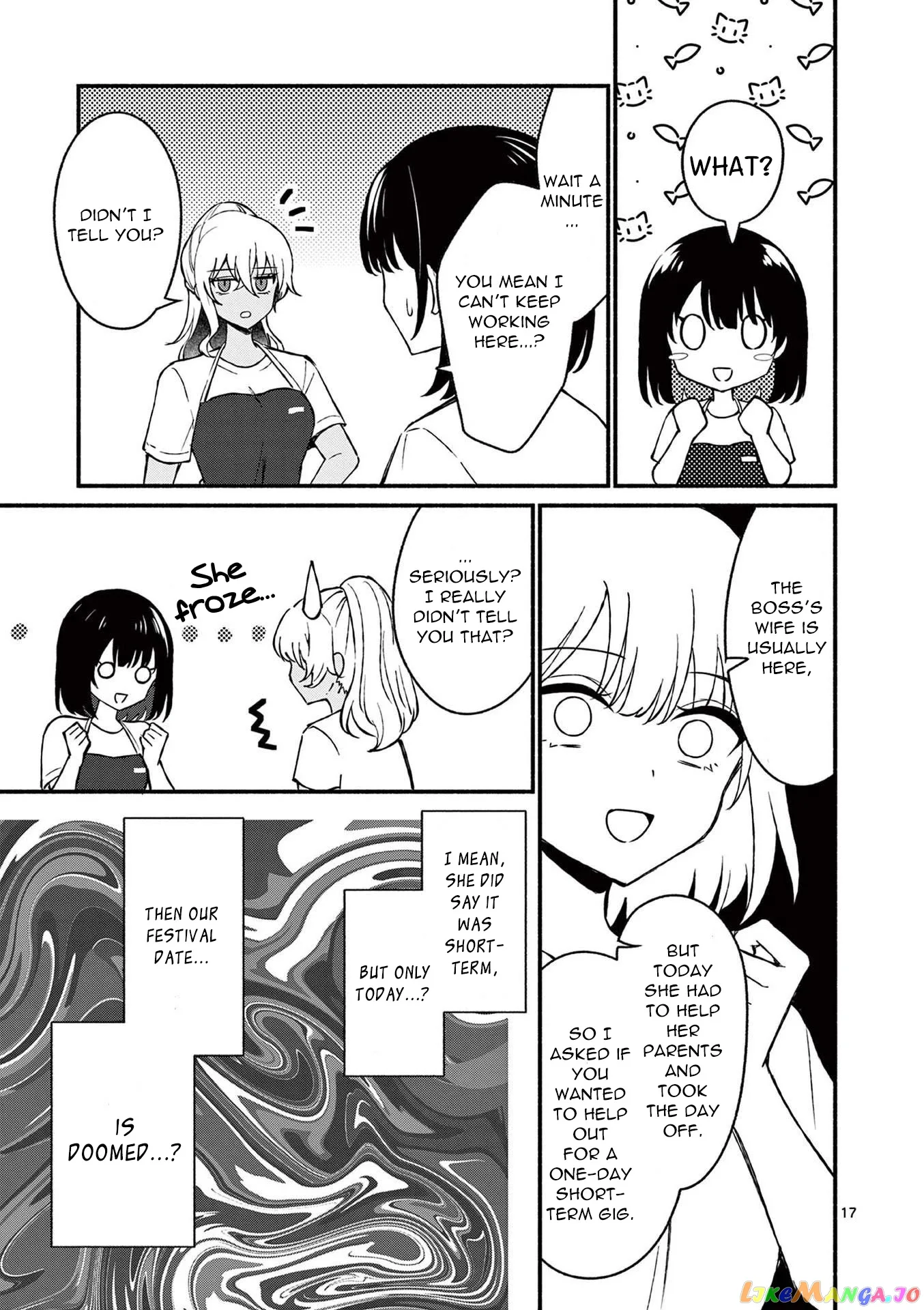 Shiotaiou no Sato-san ga Ore ni dake Amai Chapter 38 page 17