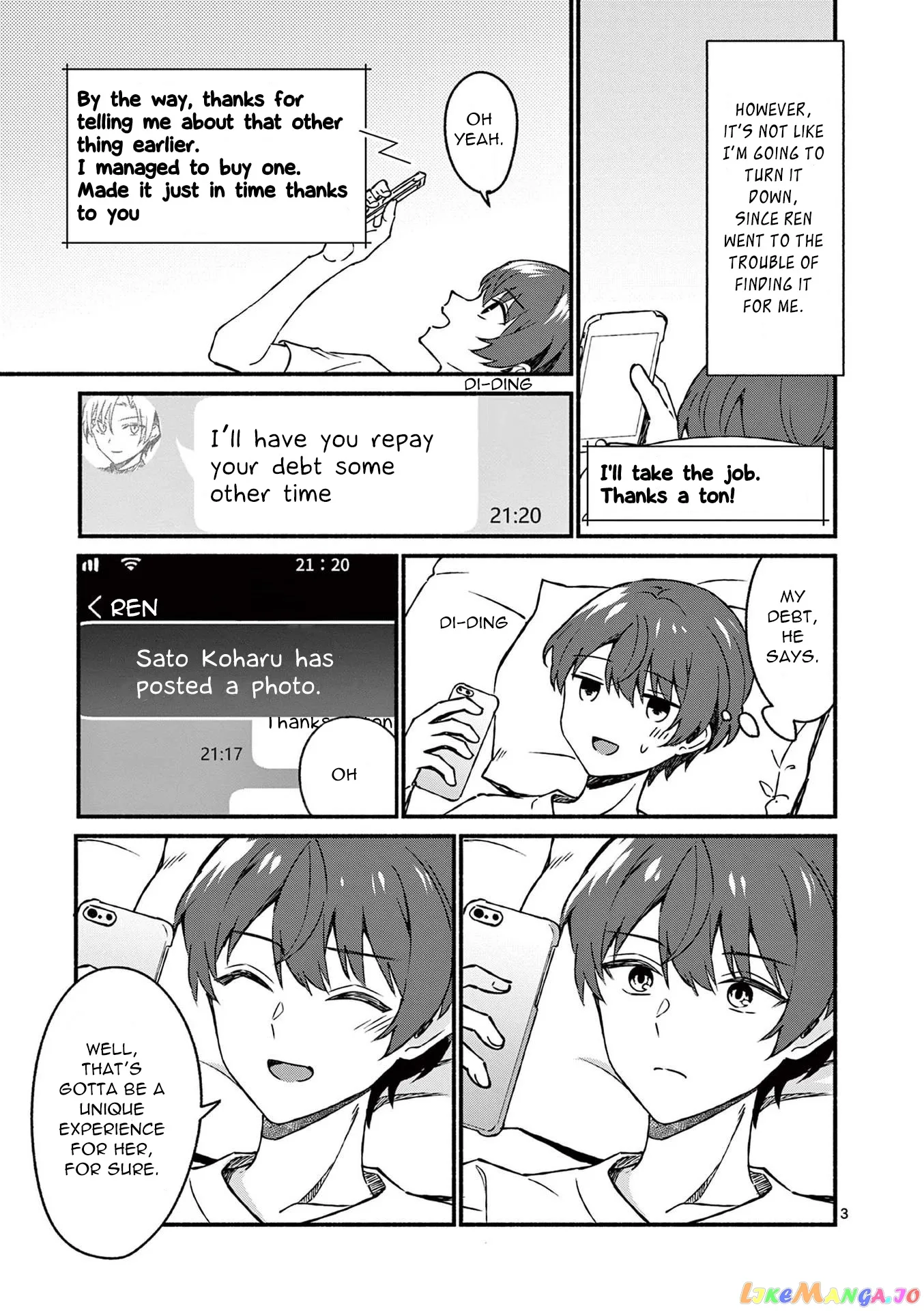 Shiotaiou no Sato-san ga Ore ni dake Amai Chapter 39 page 3