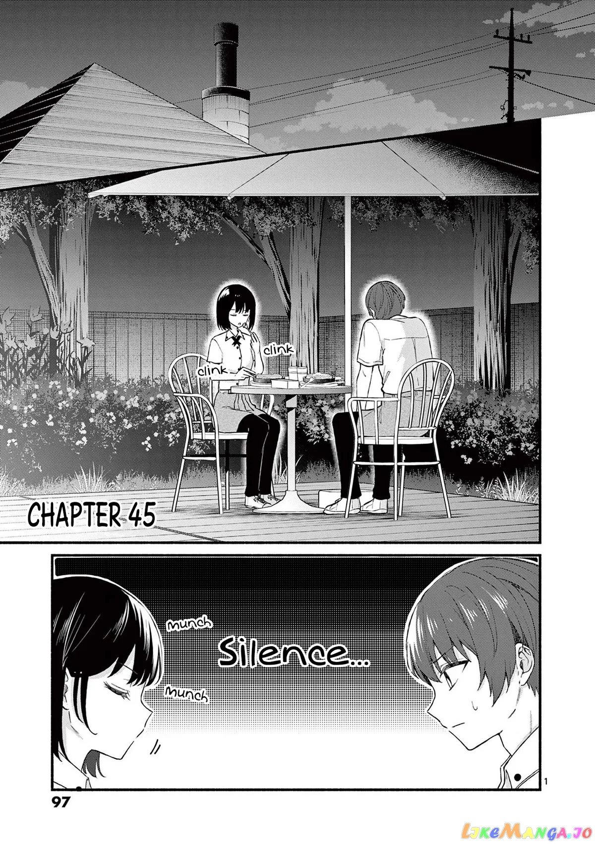 Shiotaiou no Sato-san ga Ore ni dake Amai Chapter 45 page 1
