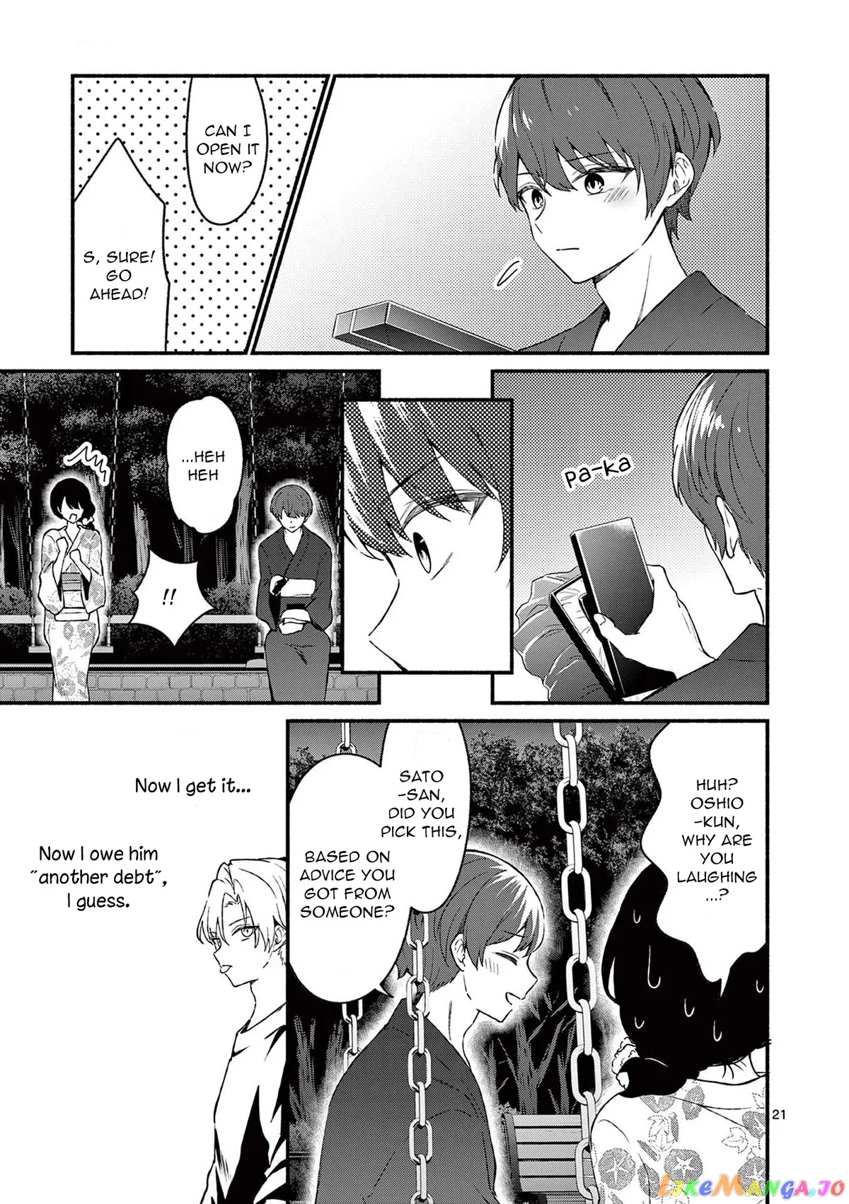 Shiotaiou no Sato-san ga Ore ni dake Amai Chapter 46 page 21
