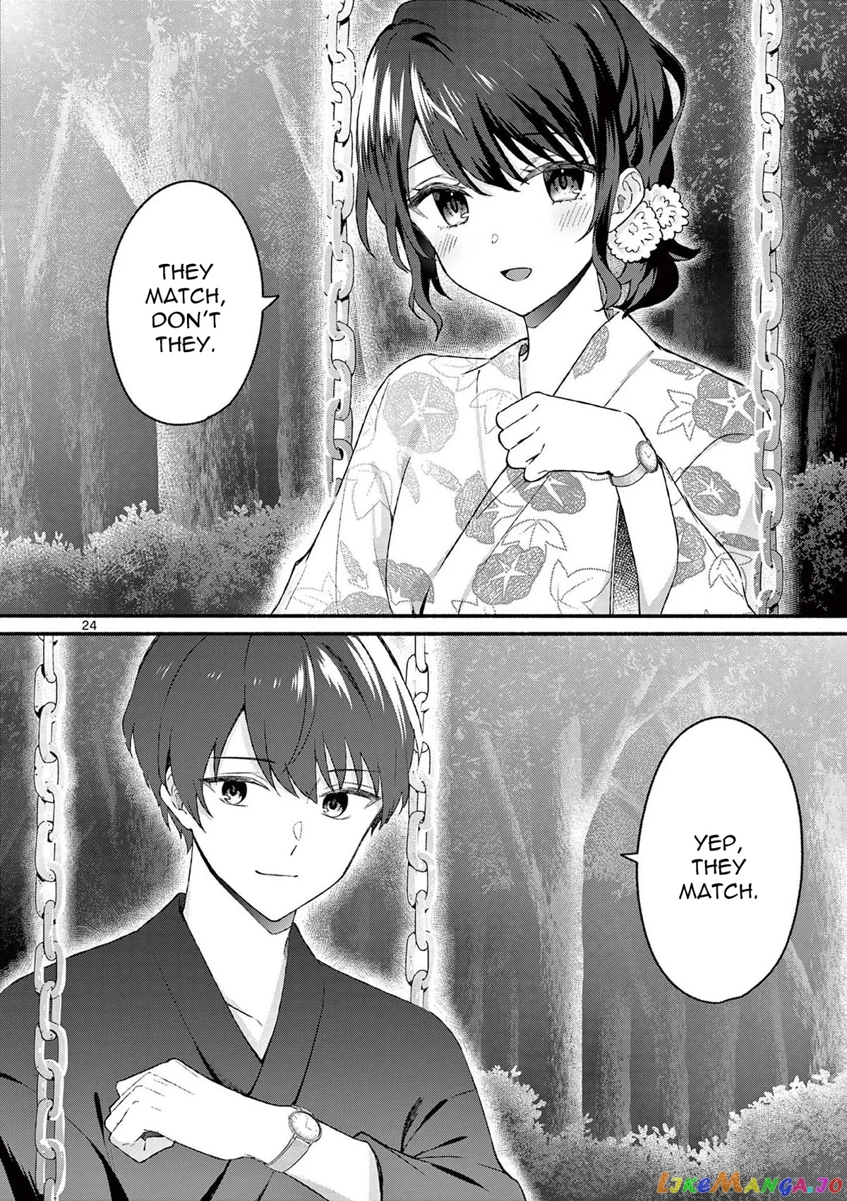 Shiotaiou no Sato-san ga Ore ni dake Amai Chapter 46 page 24