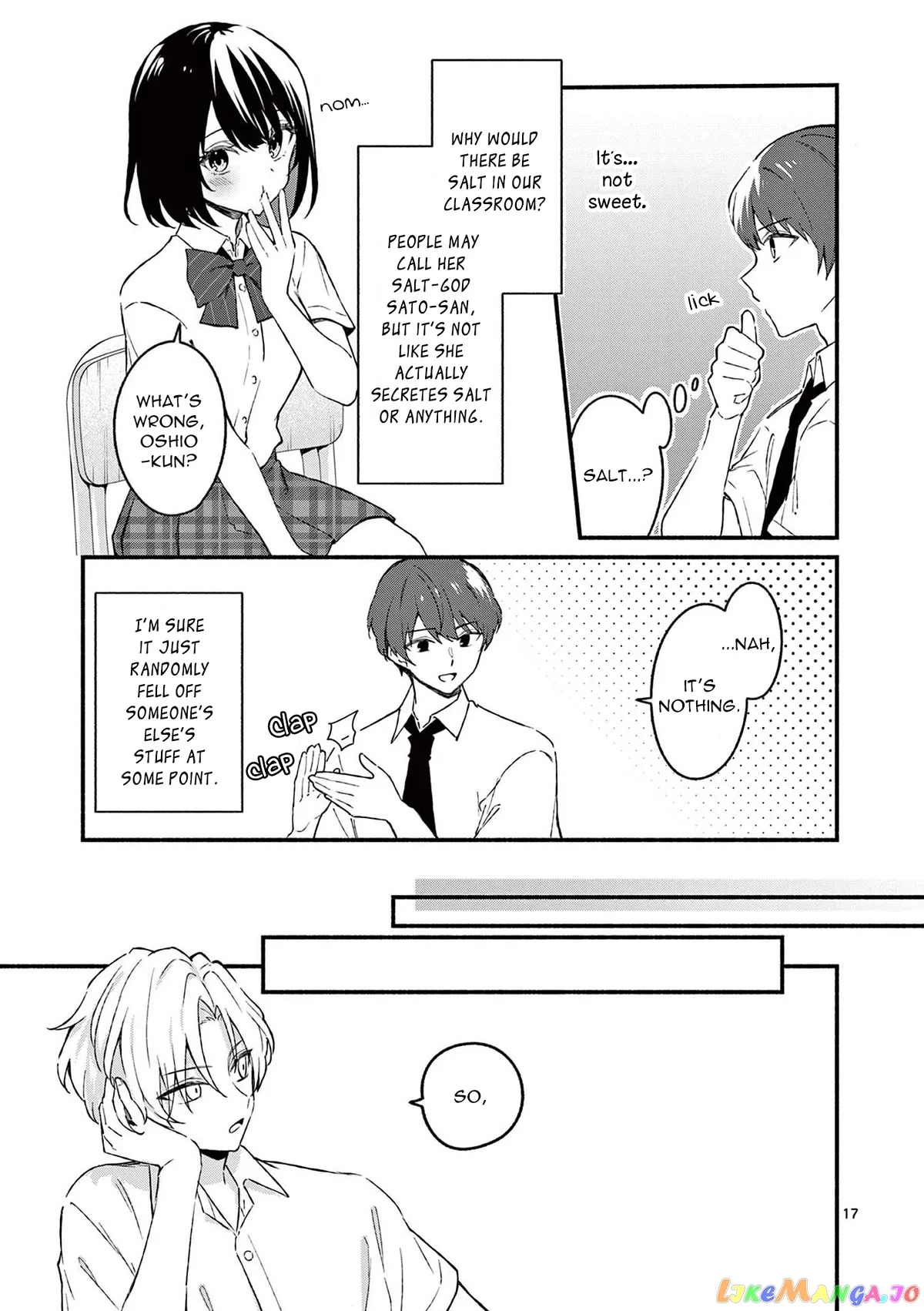 Shiotaiou no Sato-san ga Ore ni dake Amai Chapter 47 page 17