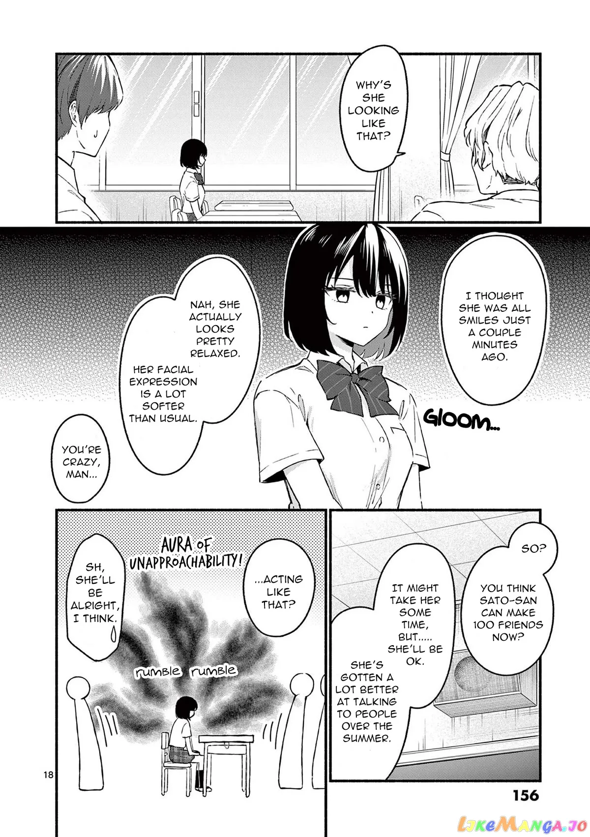 Shiotaiou no Sato-san ga Ore ni dake Amai Chapter 47 page 18