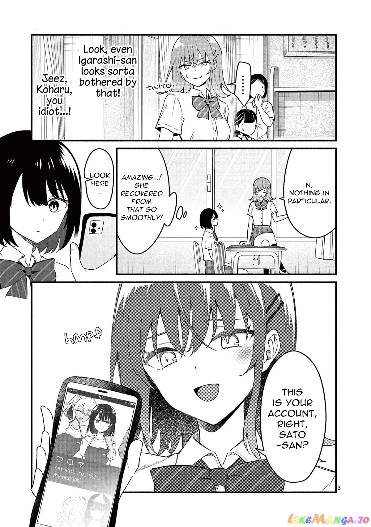 Shiotaiou no Sato-san ga Ore ni dake Amai Chapter 48 page 3