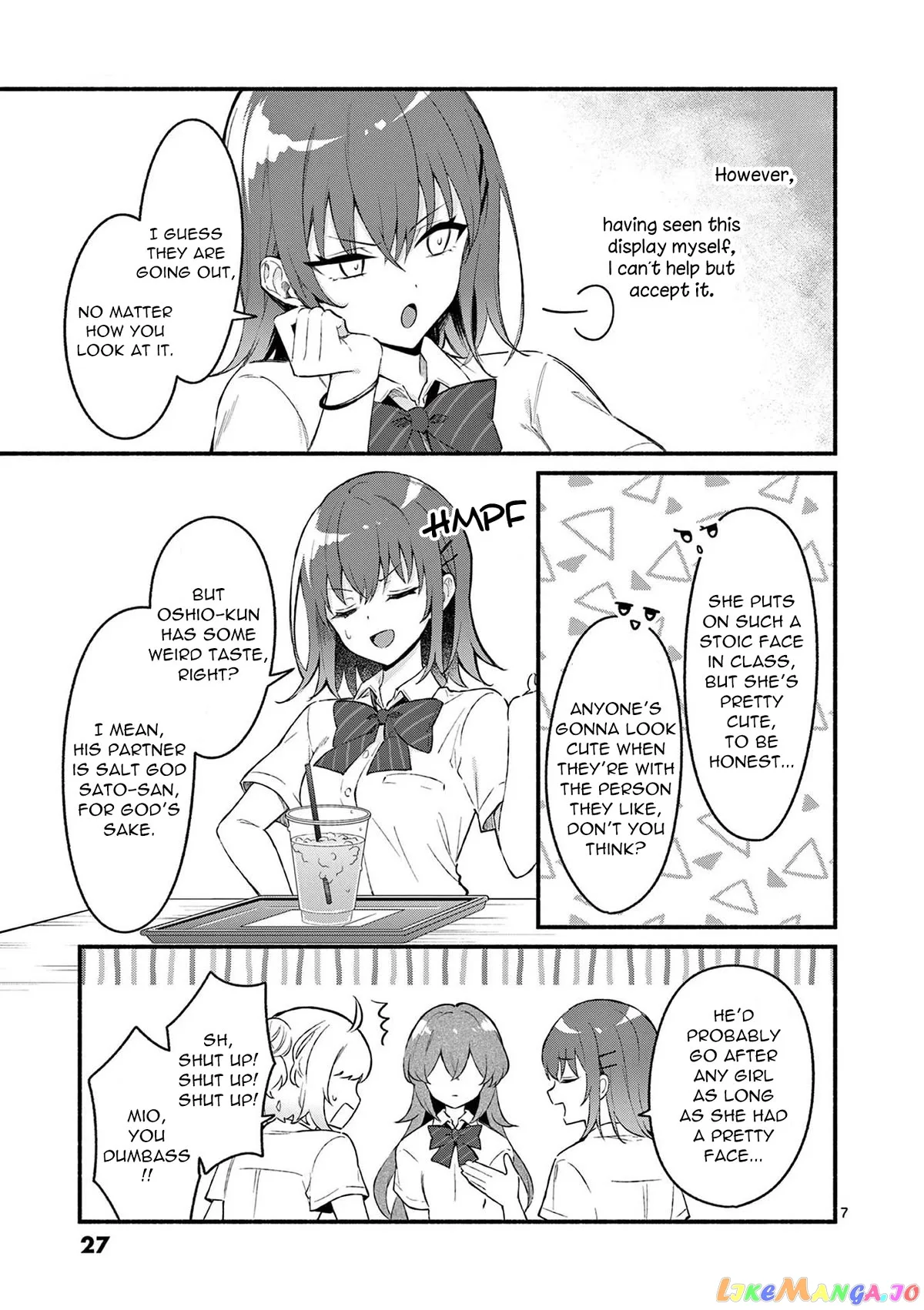 Shiotaiou no Sato-san ga Ore ni dake Amai Chapter 50 page 7