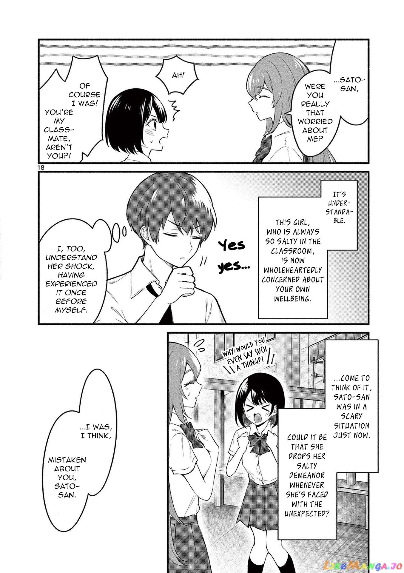Shiotaiou no Sato-san ga Ore ni dake Amai Chapter 51 page 18