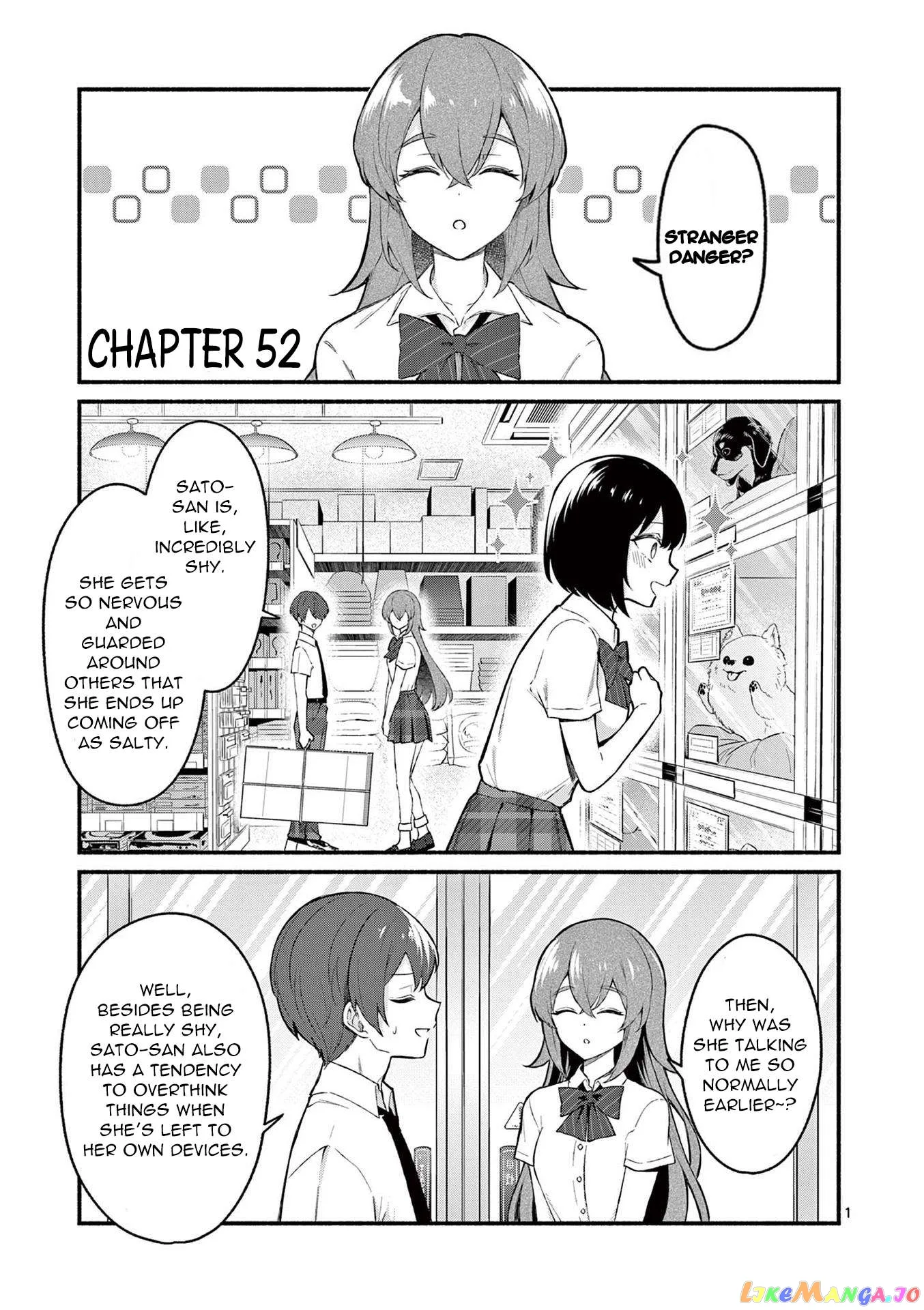 Shiotaiou no Sato-san ga Ore ni dake Amai Chapter 52 page 1