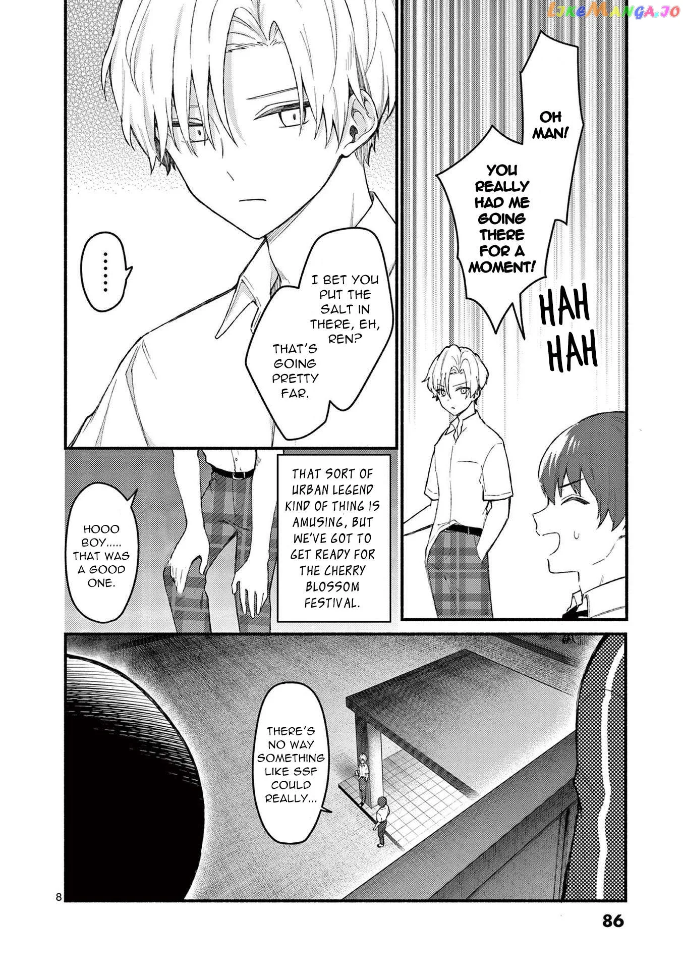 Shiotaiou no Sato-san ga Ore ni dake Amai Chapter 53 page 8